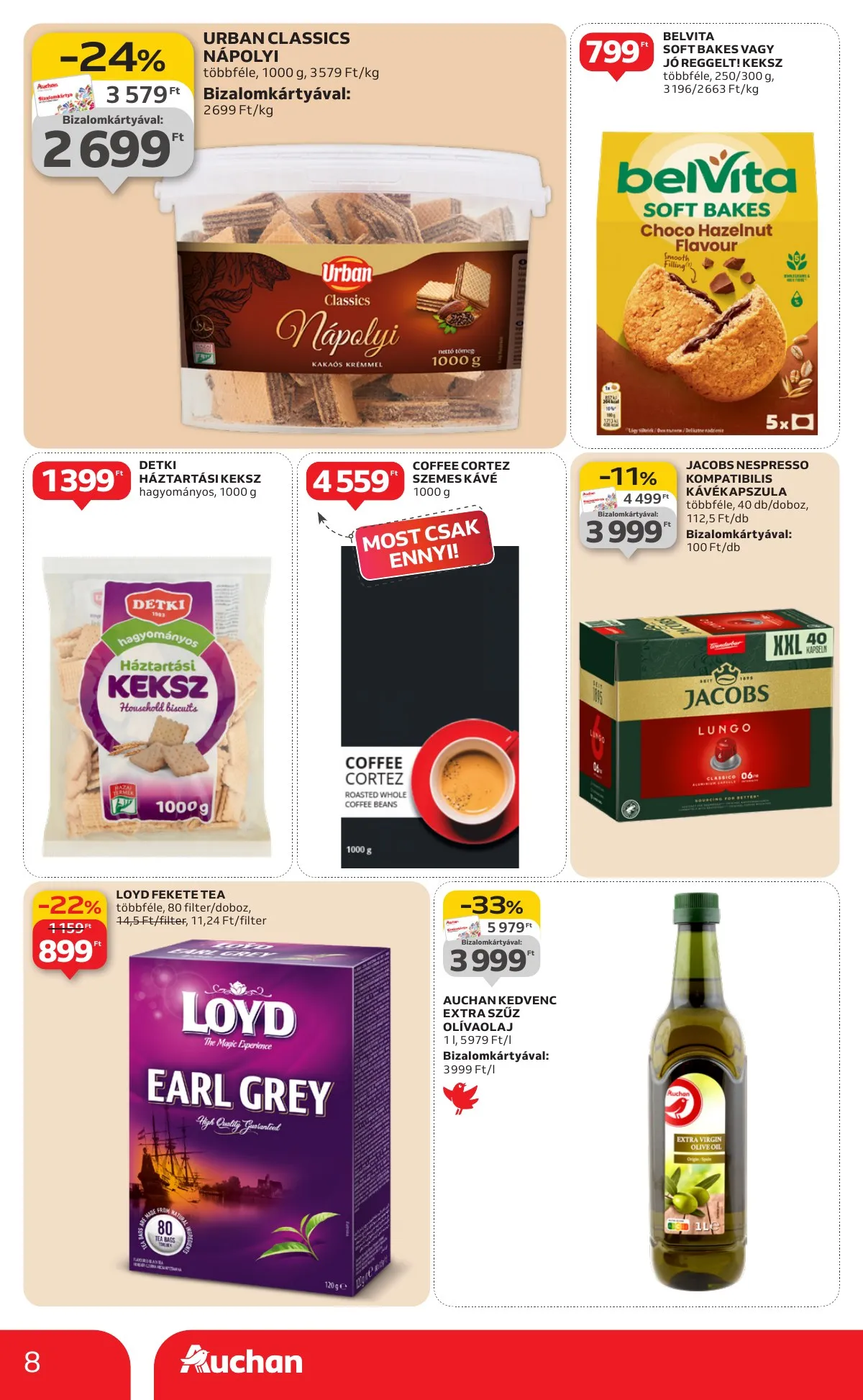 Auchan akciós újság Szupermarket 01.08–01.14 – 8. oldal