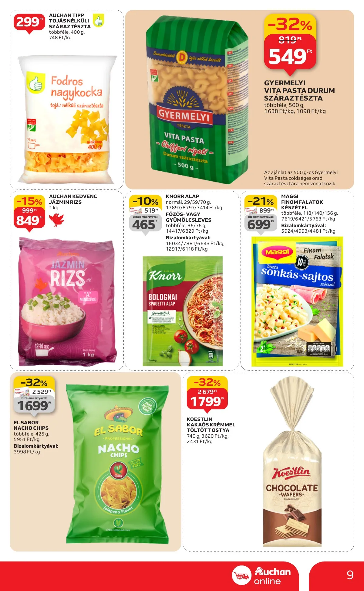 Auchan akciós újság Szupermarket 01.08–01.14 – 9. oldal