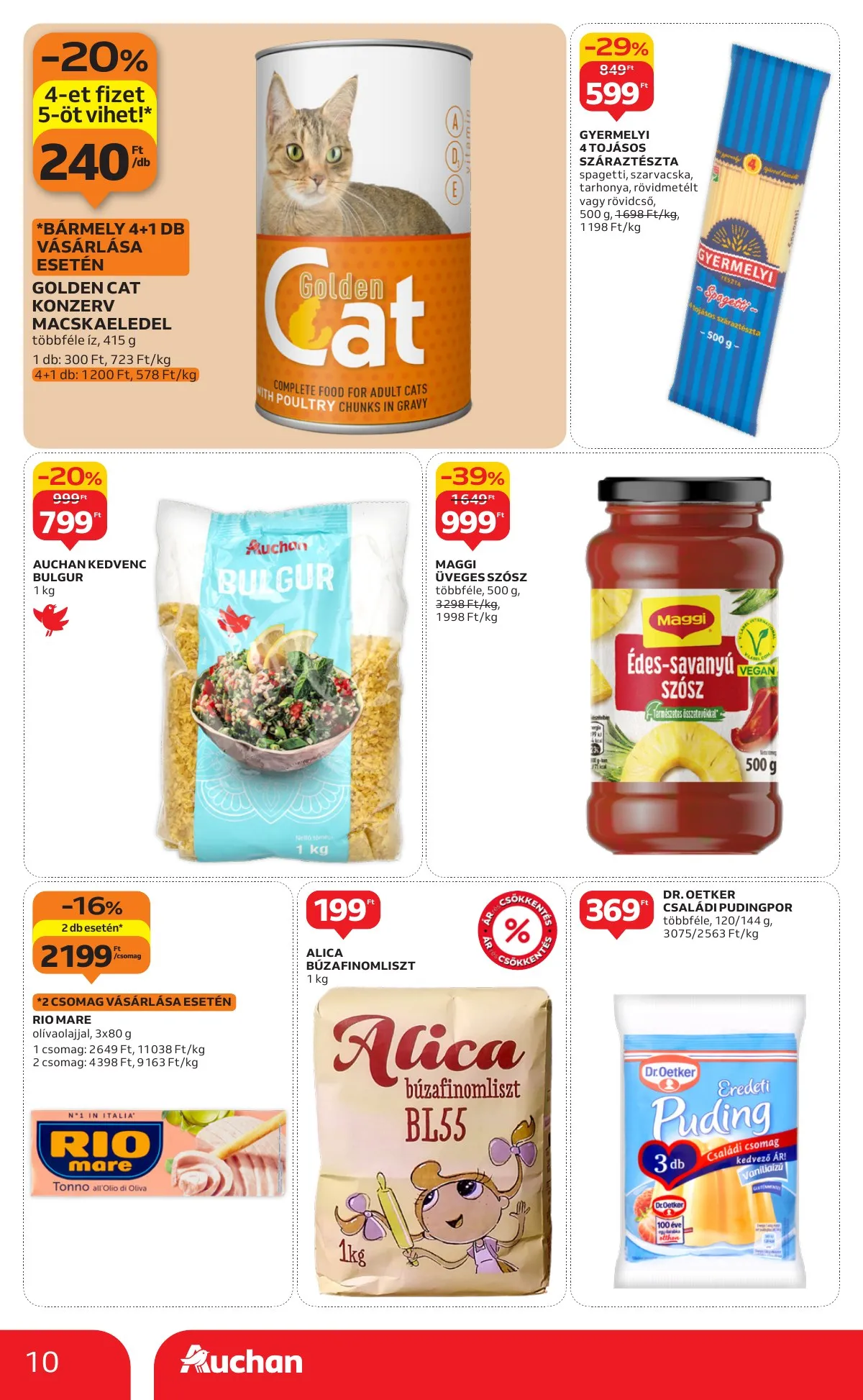 Auchan akciós újság Szupermarket 01.15–01.21 – 10. oldal