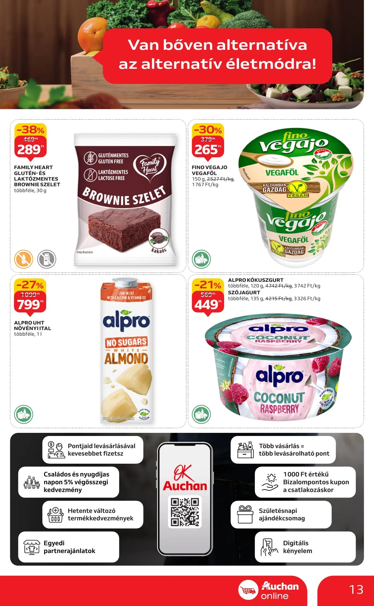 Auchan akciós újság Szupermarket 01.15–01.21 – 13. oldal
