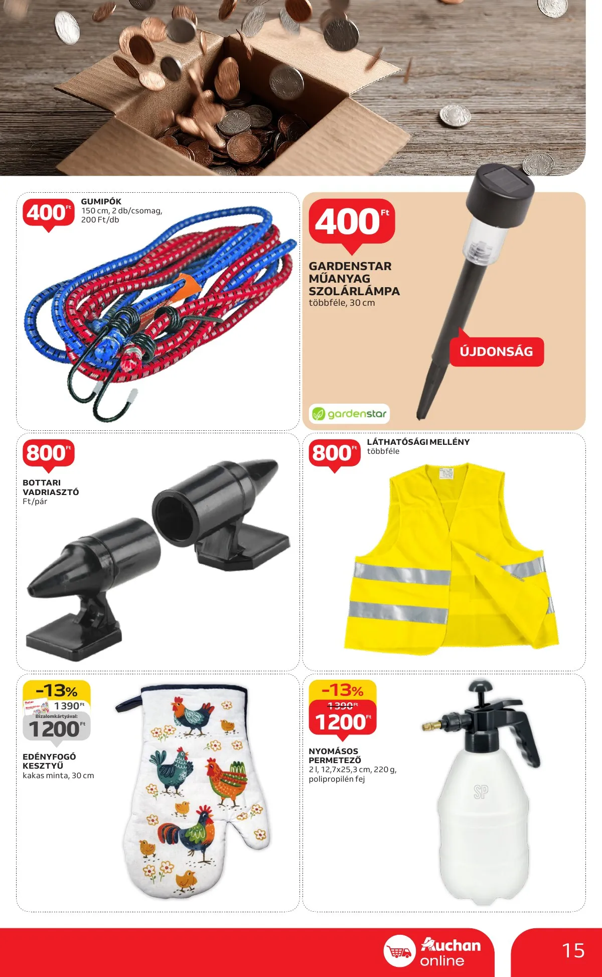 Auchan akciós újság Szupermarket 01.15–01.21 – 15. oldal