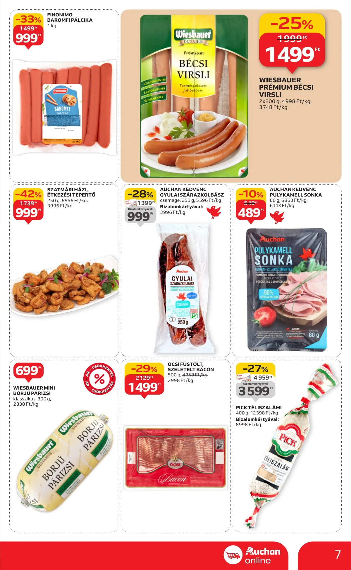 Auchan akciós újság Szupermarket 01.15–01.21 – 7. oldal