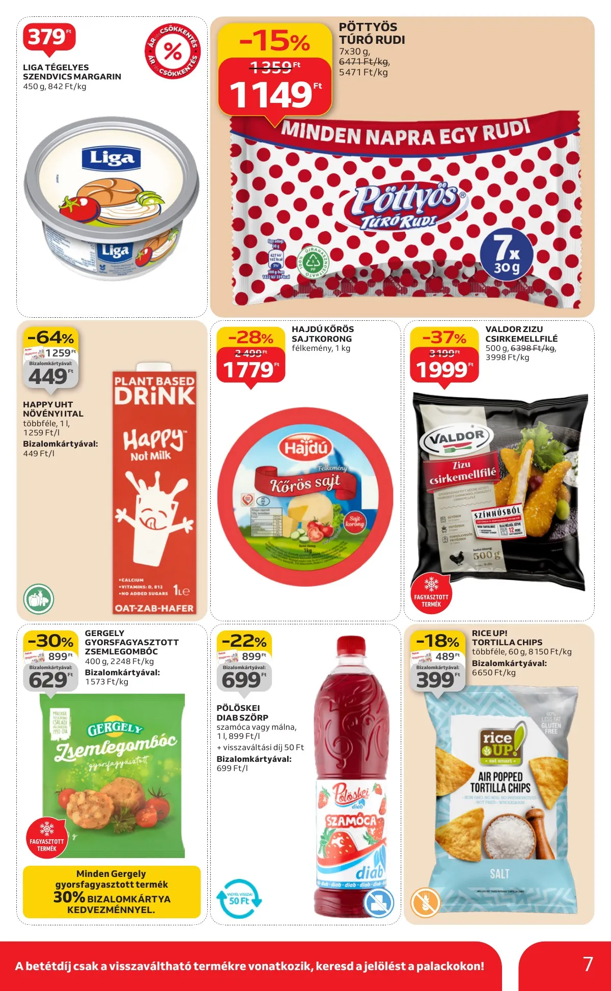 Auchan akciós újság Szupermarket 01.22–01.28 – 7. oldal