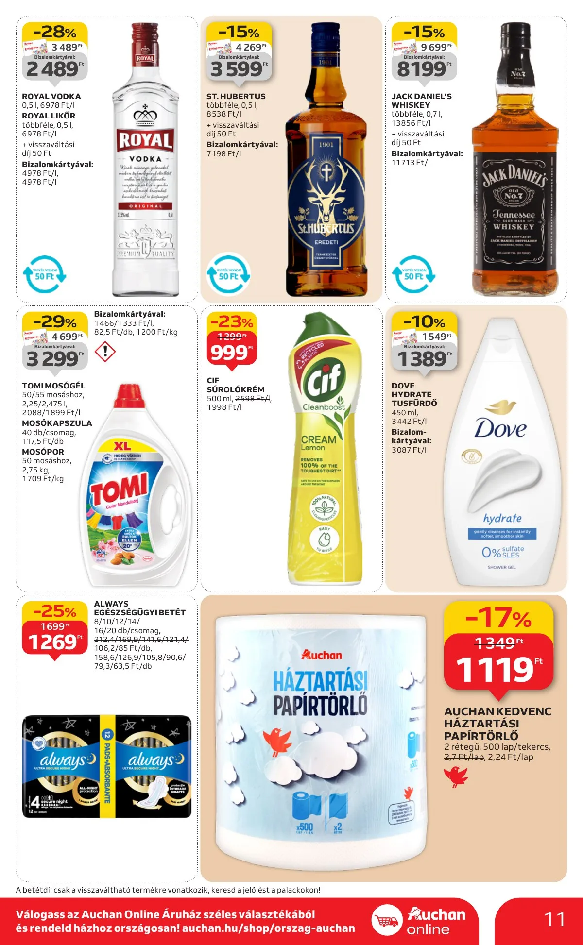 Auchan akciós újság Szupermarket 01.29–02.04 – 11. oldal