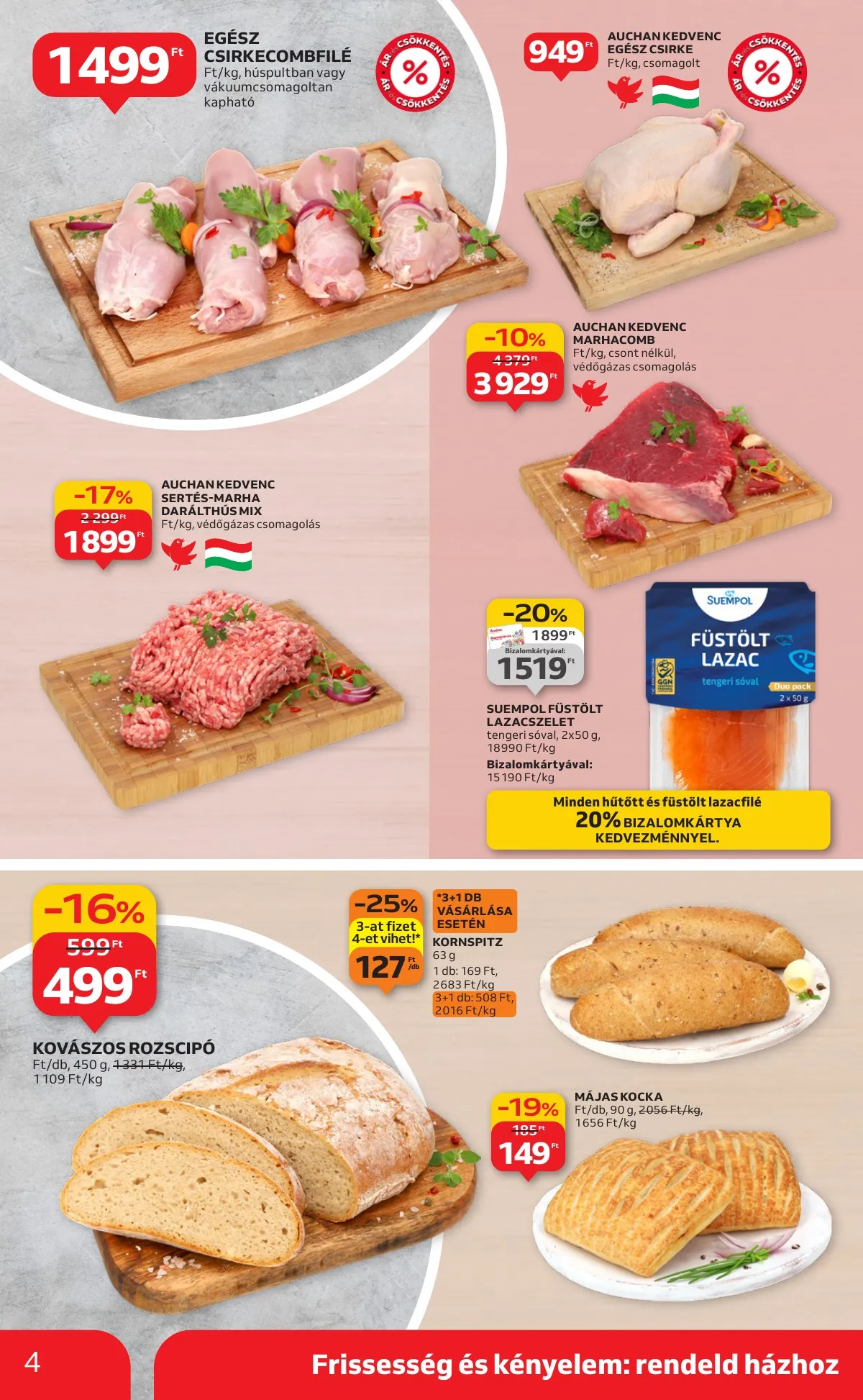 Auchan akciós újság Szupermarket 01.29–02.04 – 4. oldal