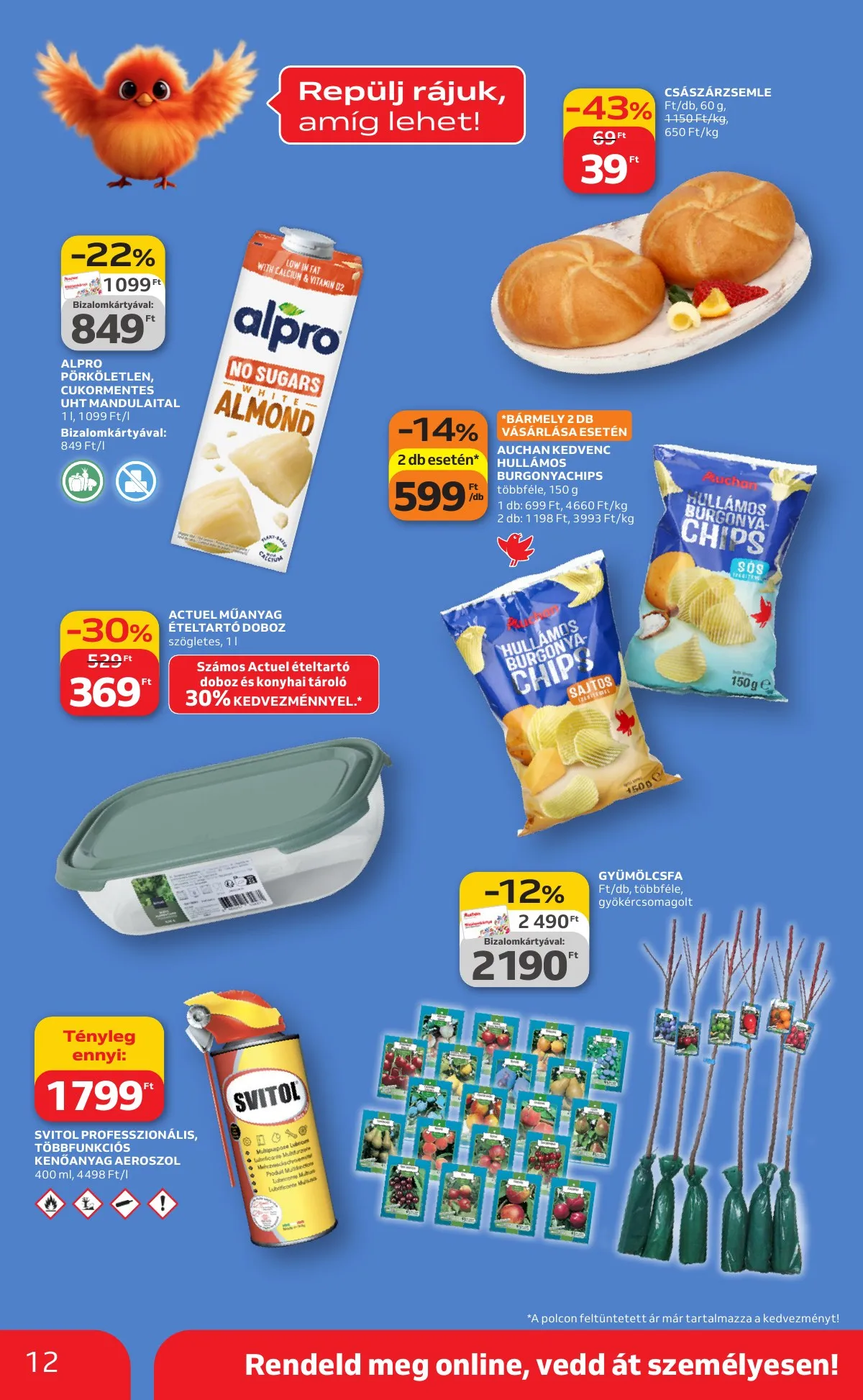 Auchan akciós újság Szupermarket 02.19–02.25 – 12. oldal