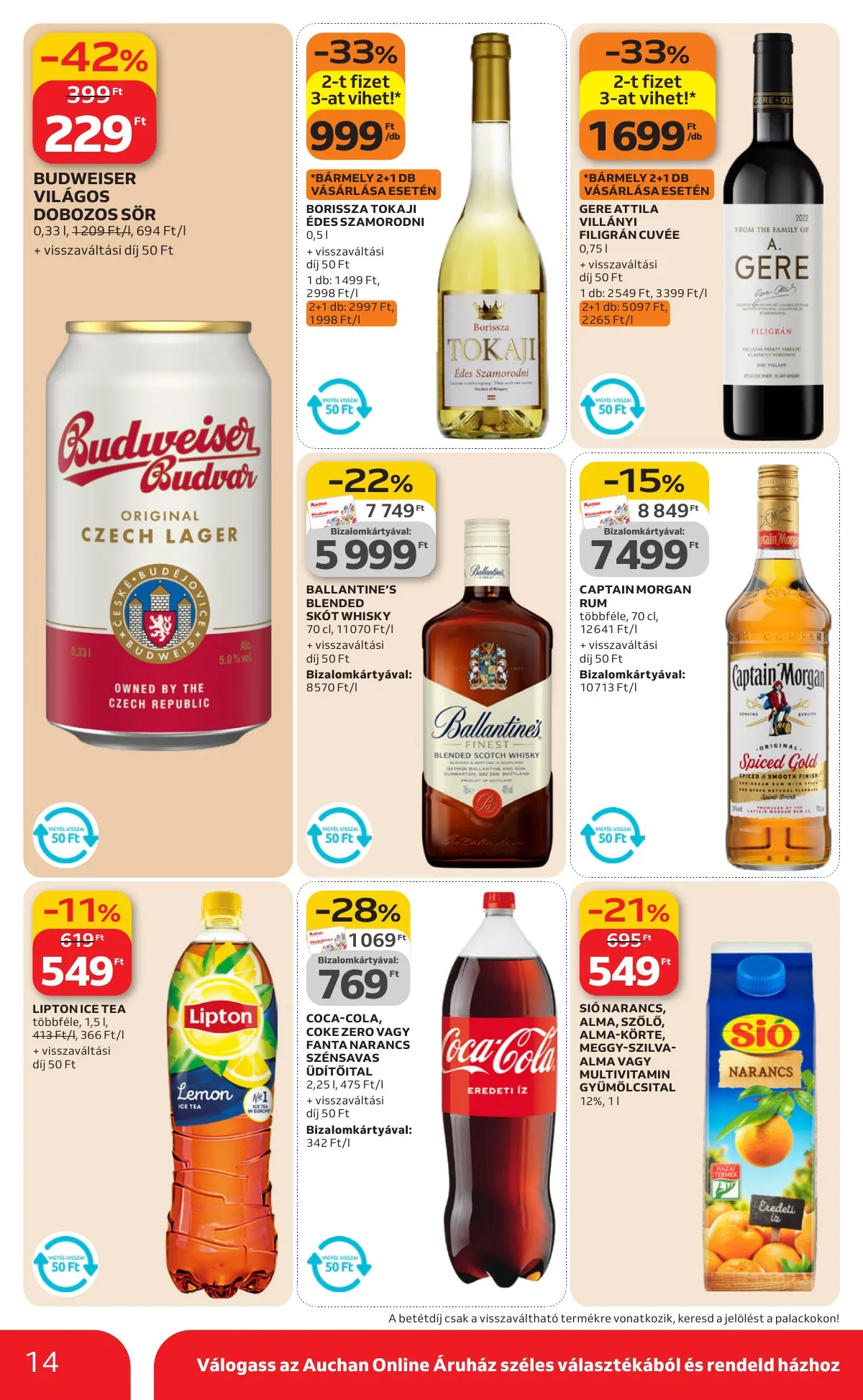 Auchan akciós újság Szupermarket 02.19–02.25 – 14. oldal