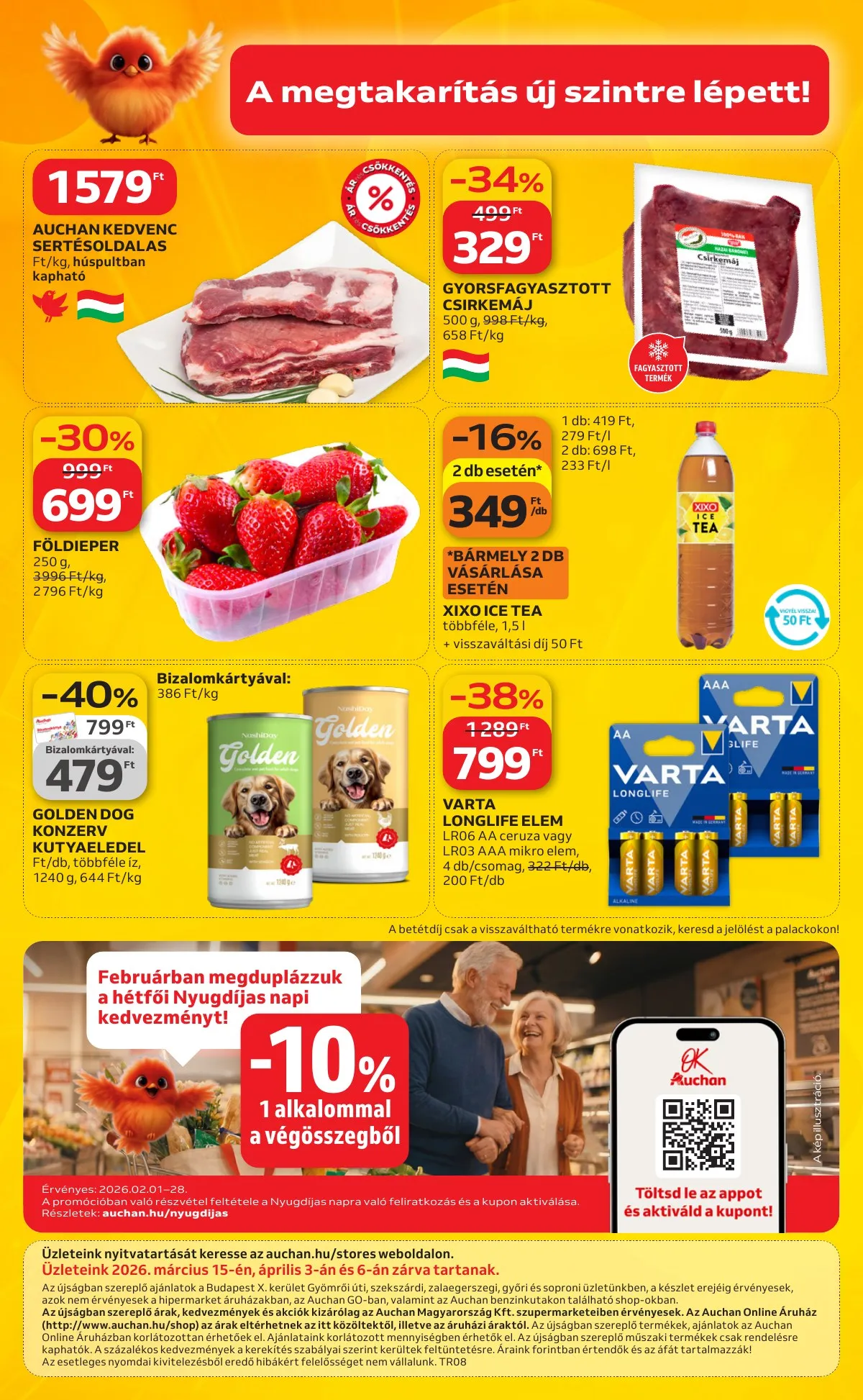 Auchan akciós újság Szupermarket 02.19–02.25 – 16. oldal
