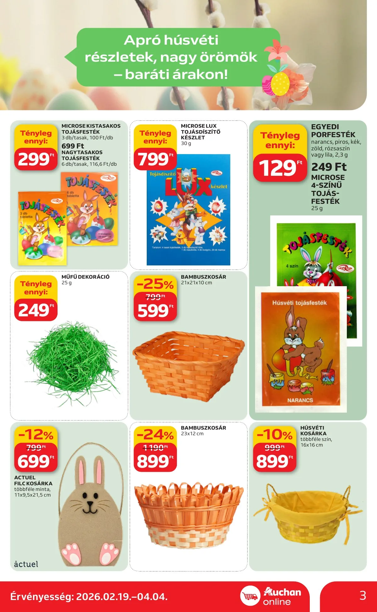 Auchan akciós újság Szupermarket 02.19–02.25 – 3. oldal