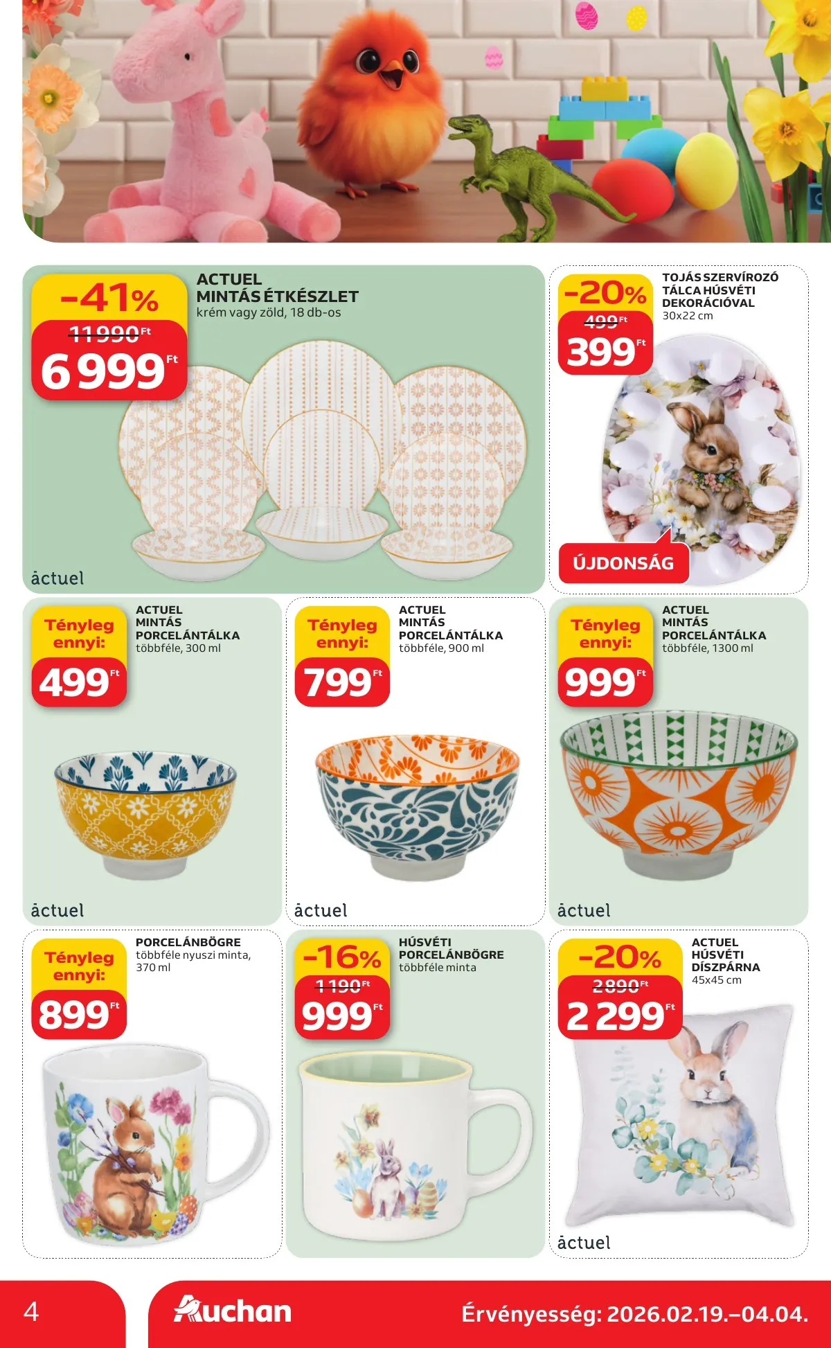 Auchan akciós újság Szupermarket 02.19–02.25 – 4. oldal