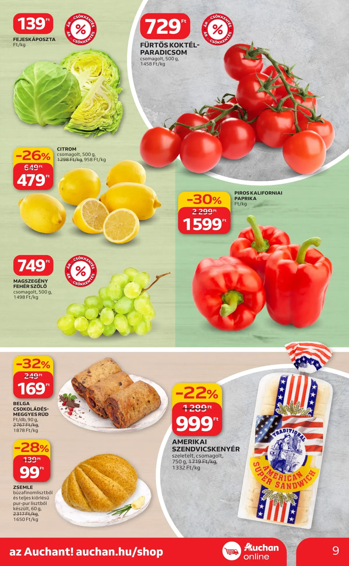 Auchan akciós újság Szupermarket 02.19–02.25 – 9. oldal