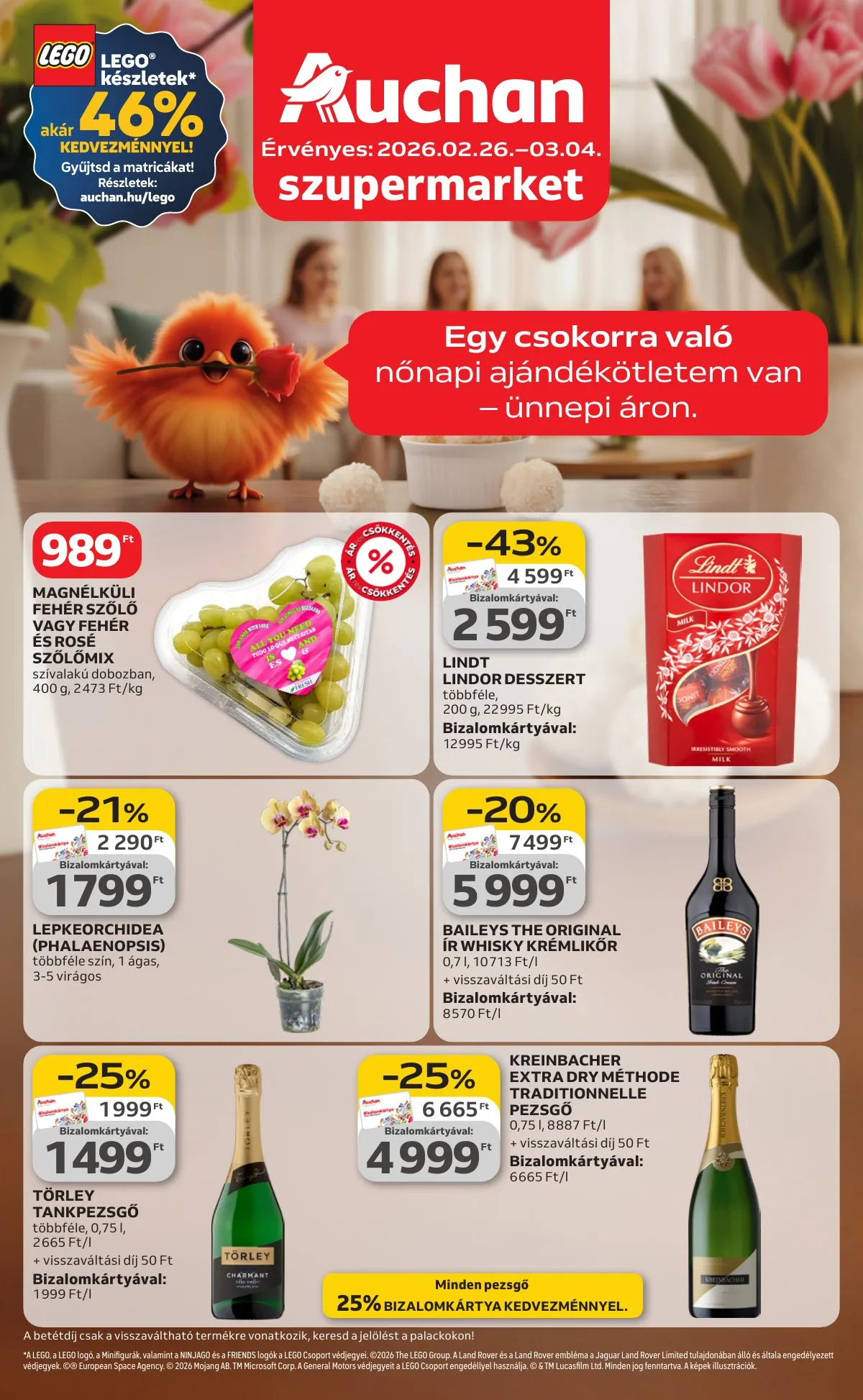 Auchan akciós újság Szupermarket 02.26–03.04