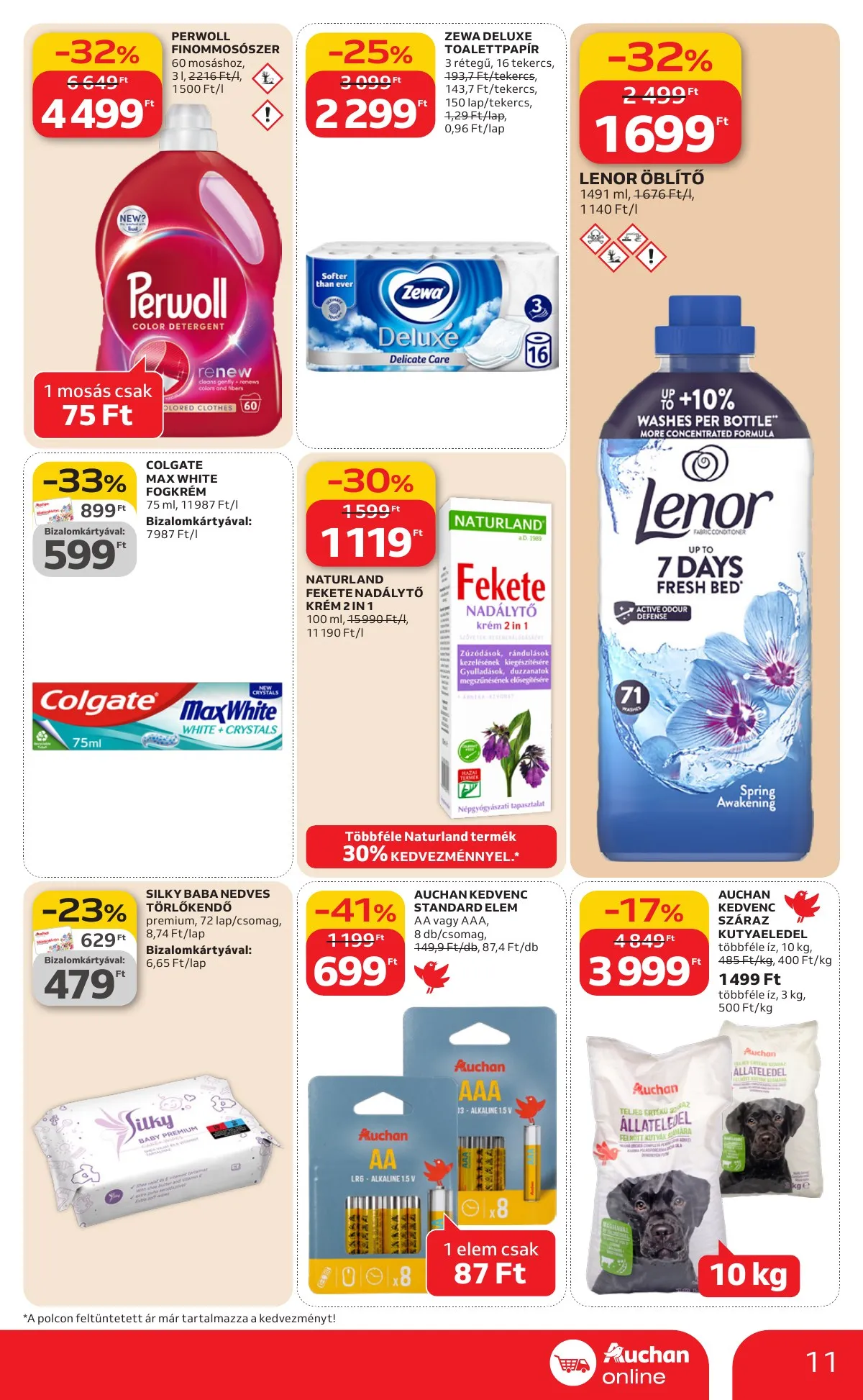 Auchan akciós újság Szupermarket 02.26–03.04 – 11. oldal