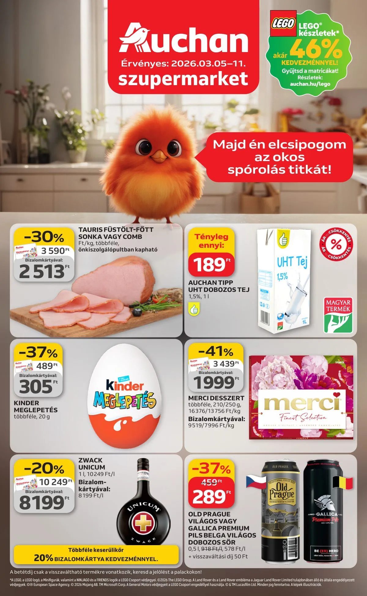 Auchan akciós újság Szupermarket 03.05–03.11