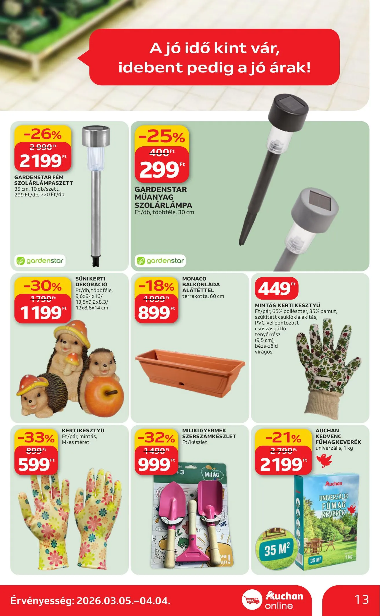 Auchan akciós újság Szupermarket 03.05–03.11 – 13. oldal