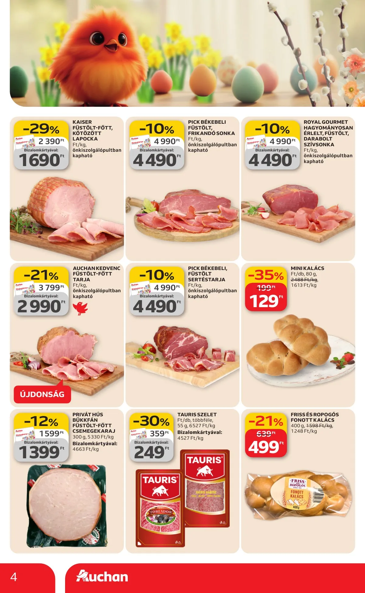 Auchan akciós újság Szupermarket 03.05–03.11 – 4. oldal