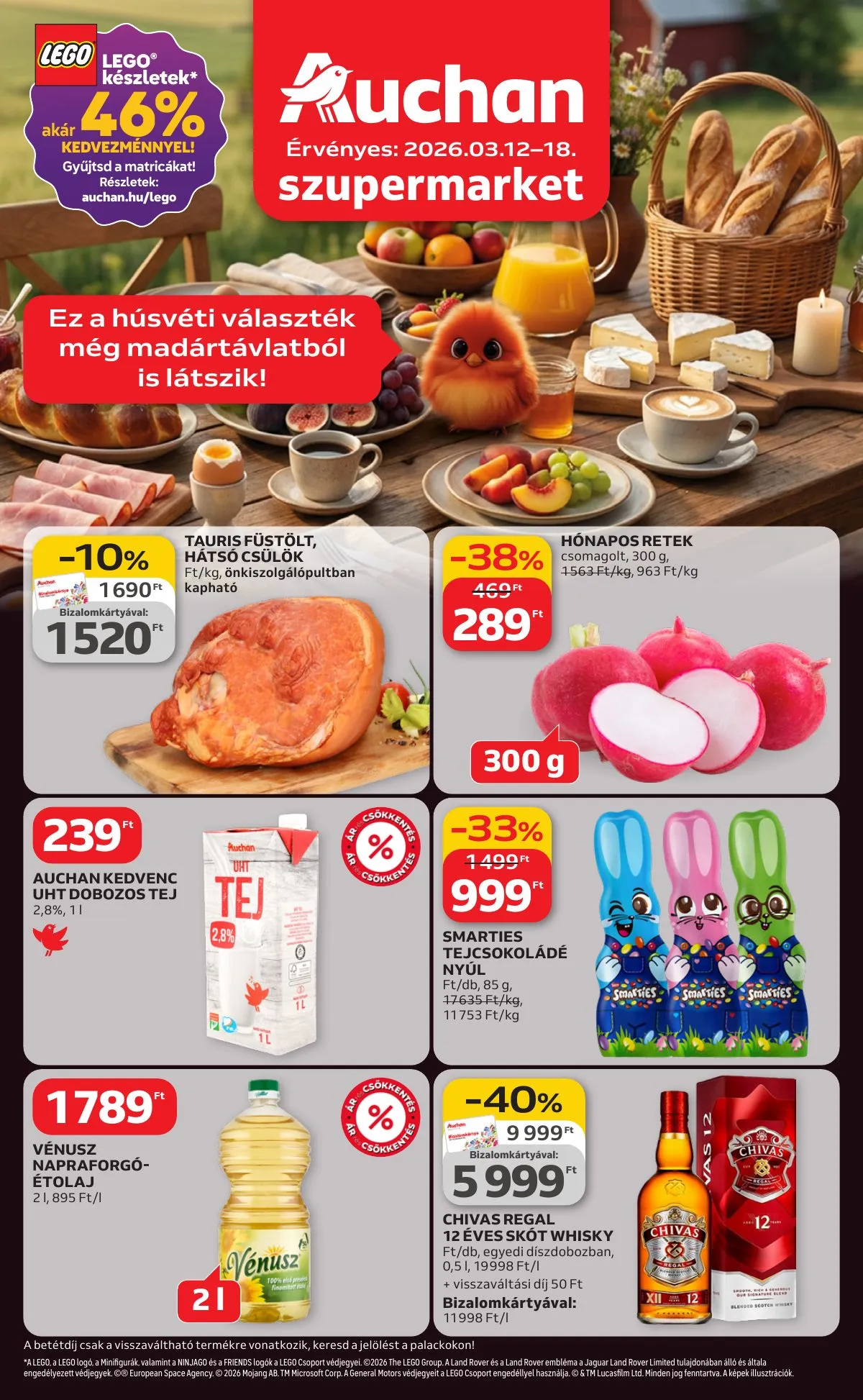 Auchan akciós újság Szupermarket 03.12–03.18