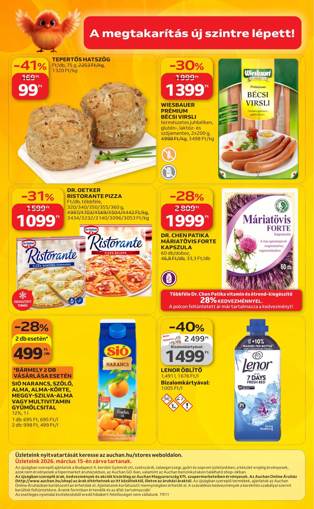Auchan akciós újság Szupermarket 03.12–03.18 – 16. oldal