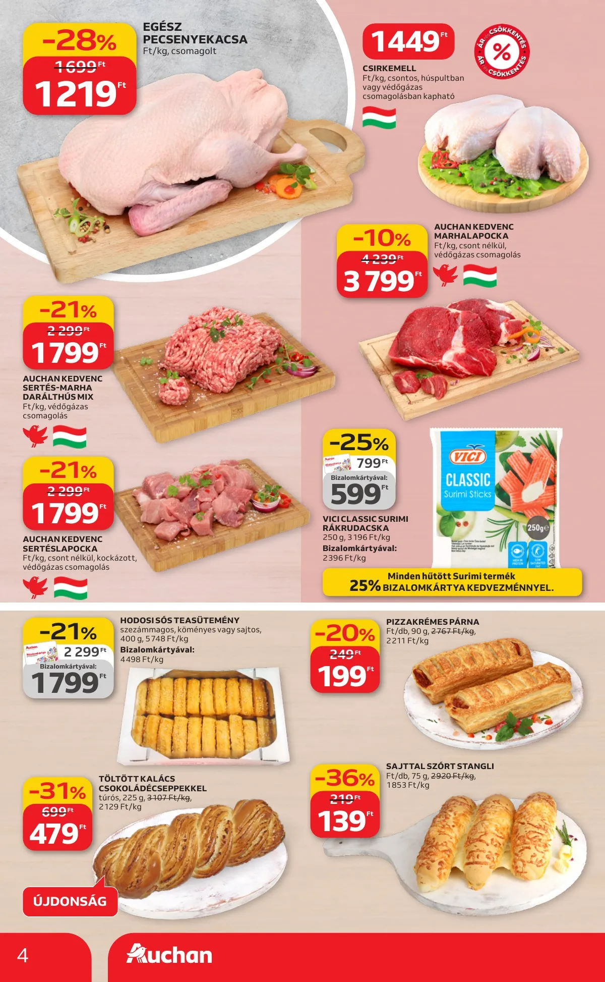 Auchan akciós újság Szupermarket 03.12–03.18 – 4. oldal