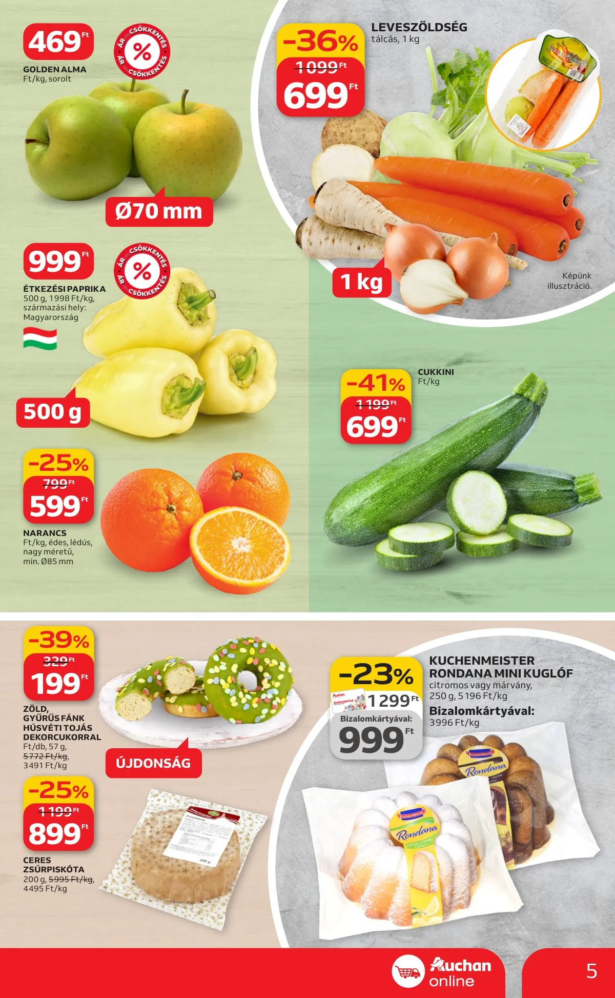 Auchan akciós újság Szupermarket 03.12–03.18 – 5. oldal
