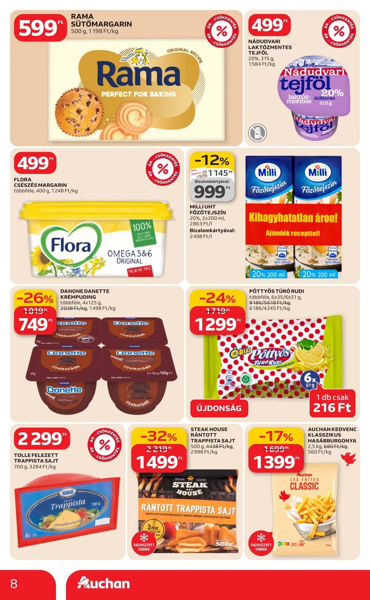 Auchan akciós újság Szupermarket 03.12–03.18 – 8. oldal