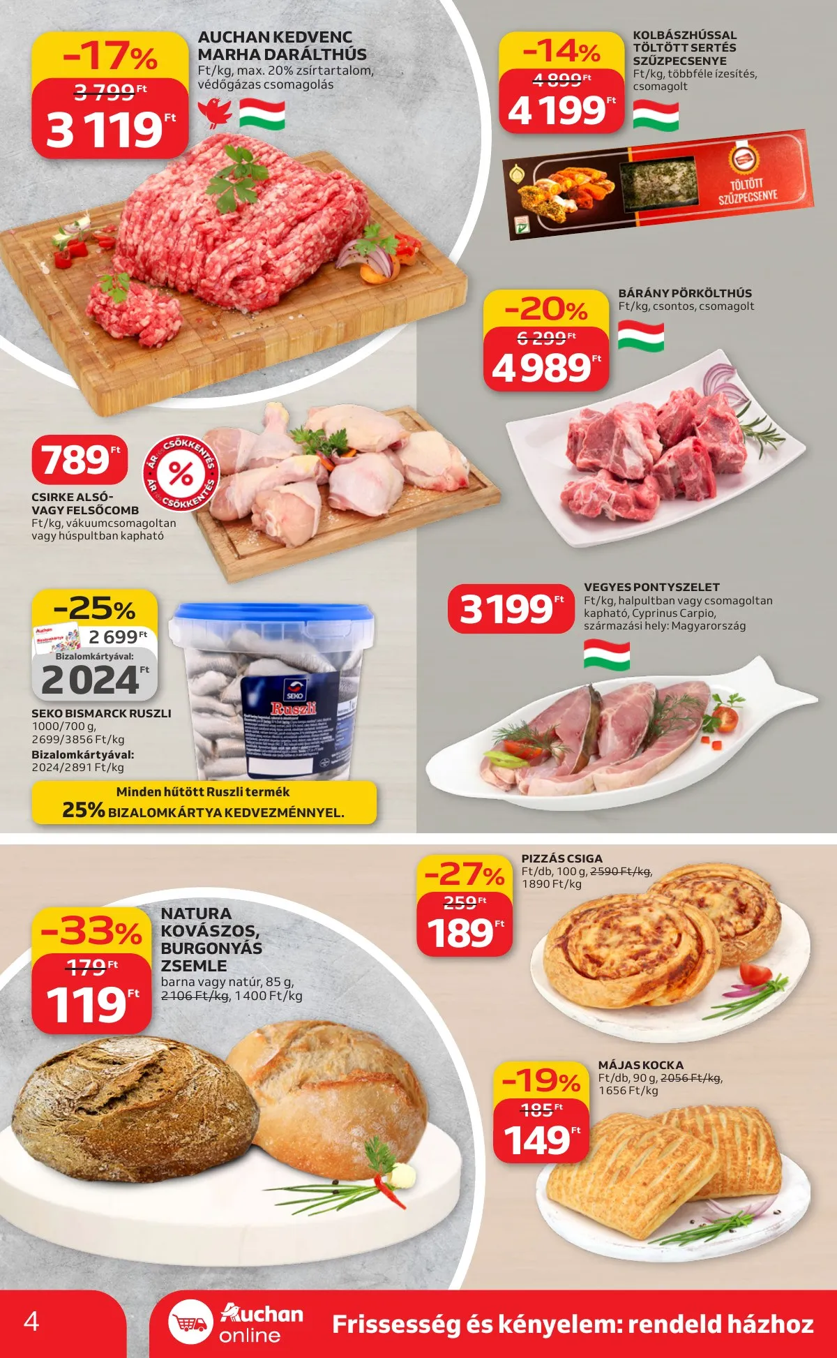 Auchan akciós újság Szupermarket 03.19–03.25 – 4. oldal