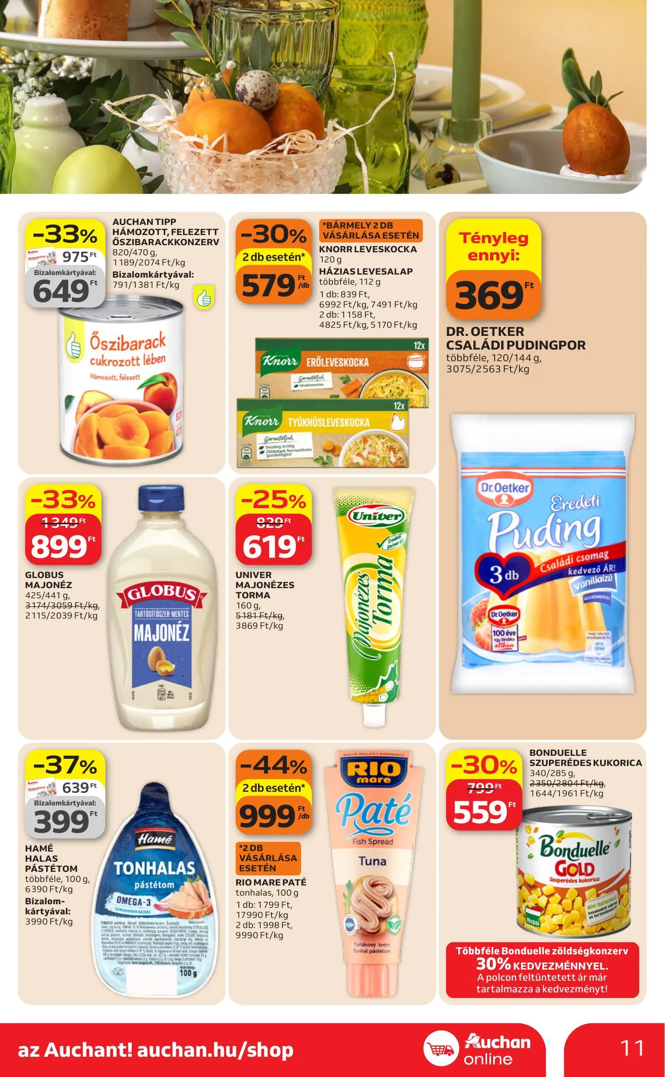 Auchan akciós újság Szupermarket 03.26–04.08 – 11. oldal