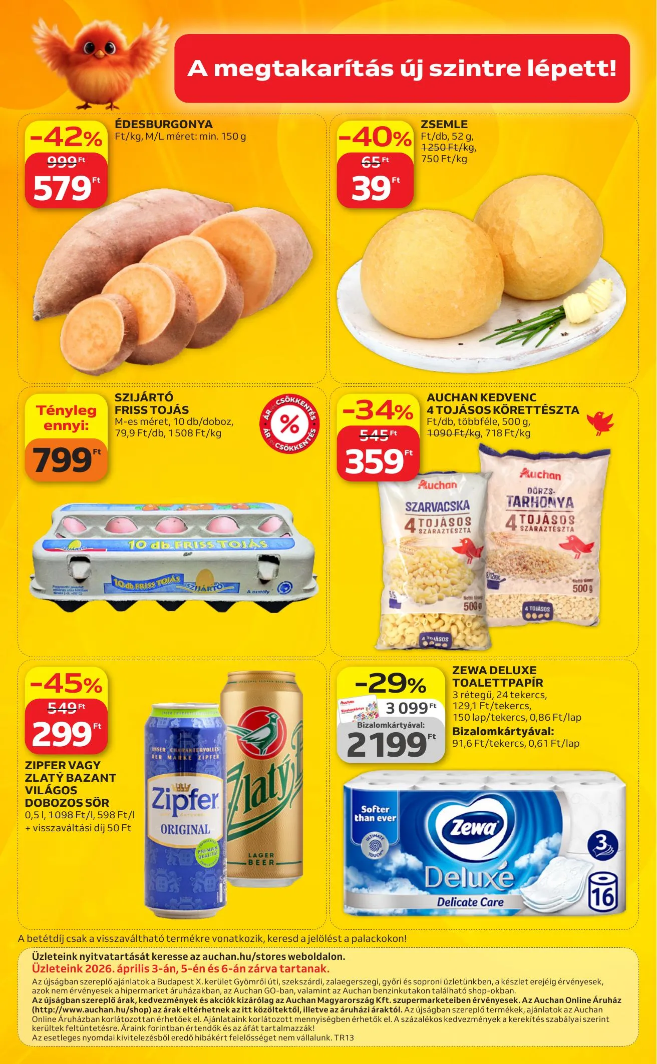 Auchan akciós újság Szupermarket 03.26–04.08 – 16. oldal