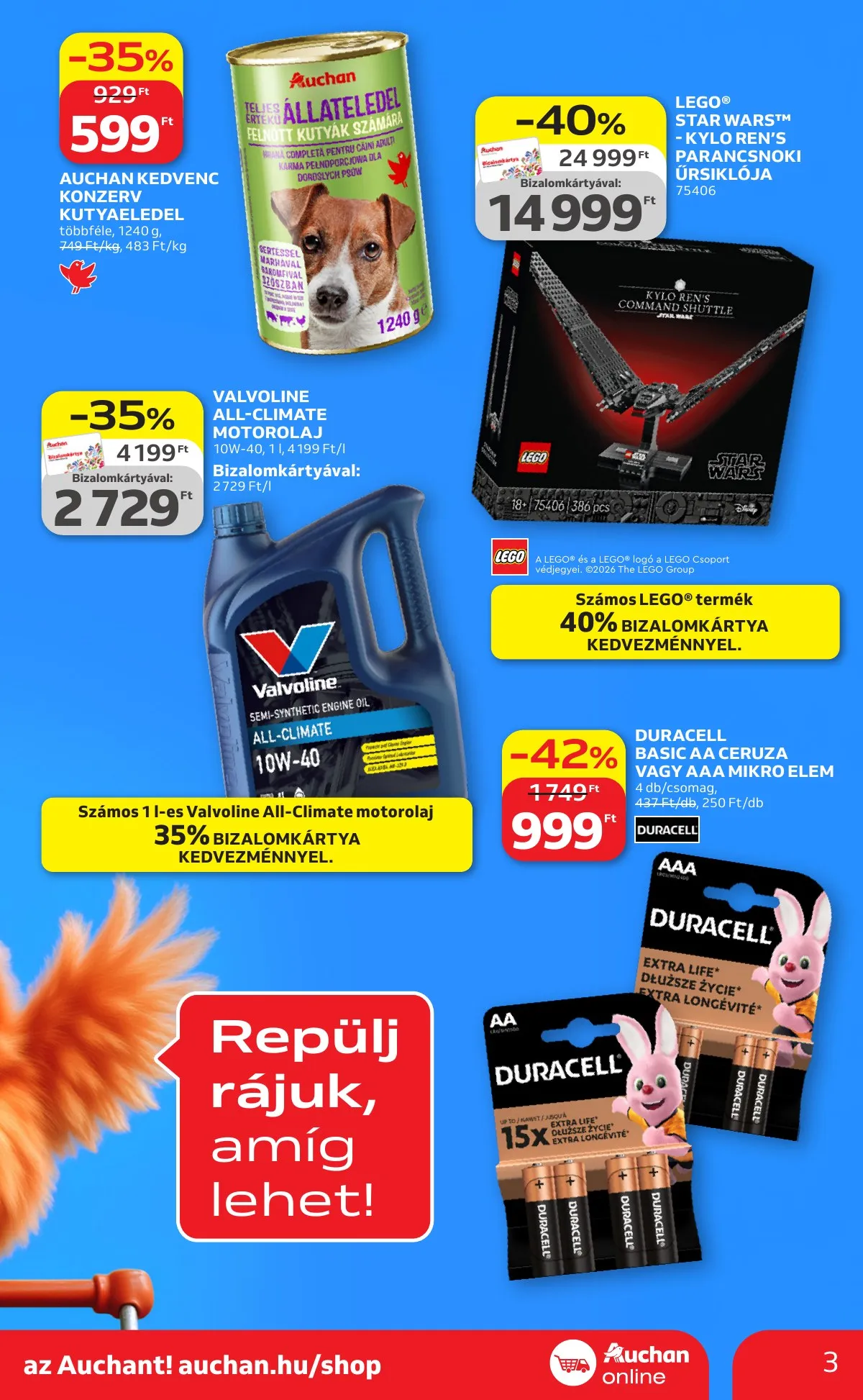 Auchan akciós újság Szupermarket 03.26–04.08 – 3. oldal