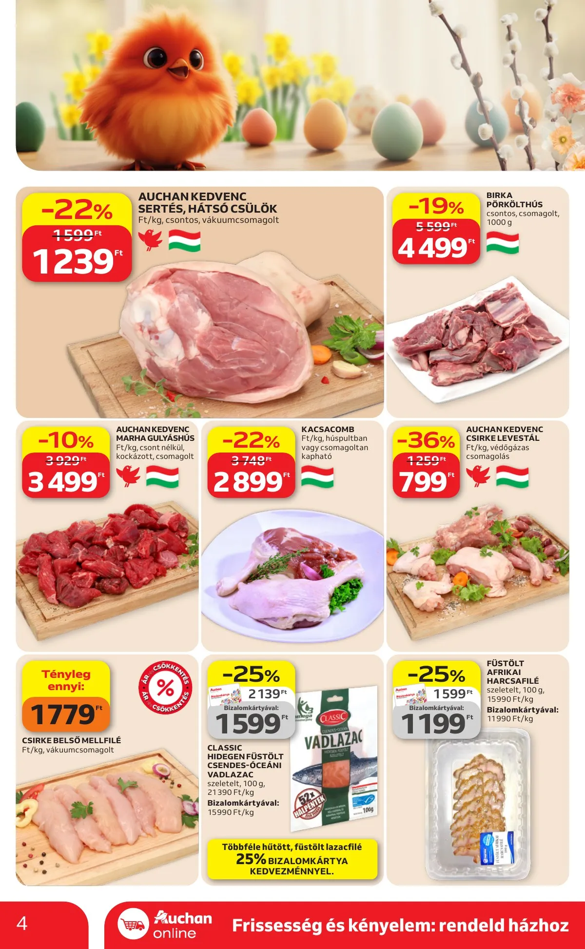 Auchan akciós újság Szupermarket 03.26–04.08 – 4. oldal