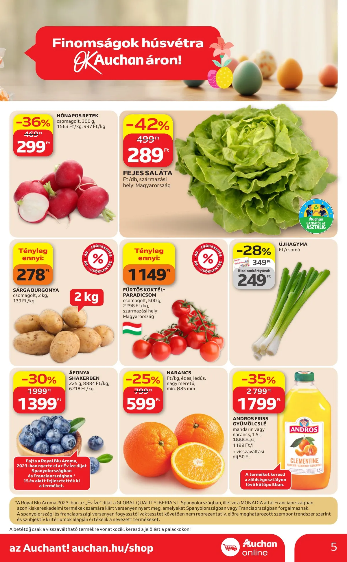 Auchan akciós újság Szupermarket 03.26–04.08 – 5. oldal