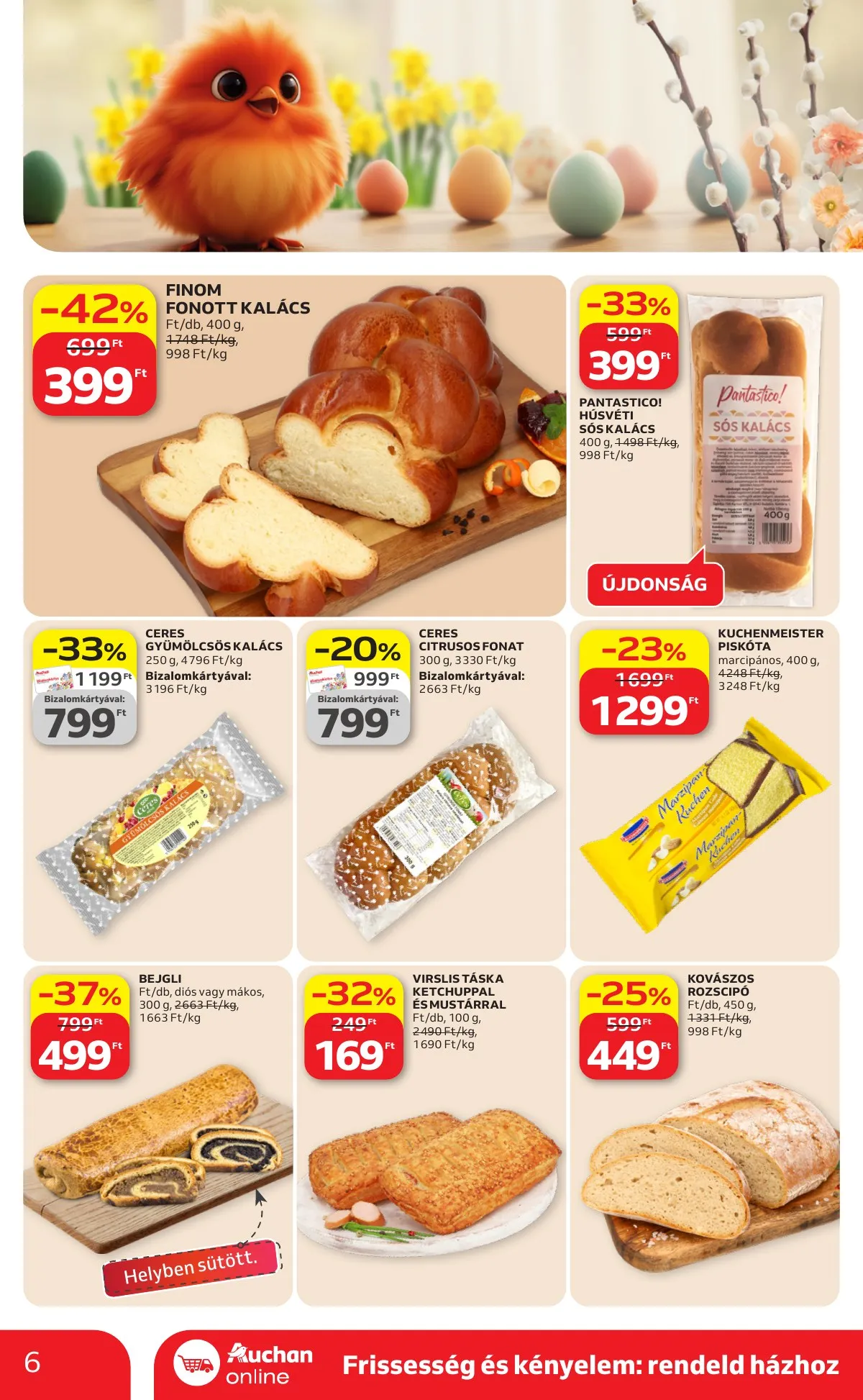 Auchan akciós újság Szupermarket 03.26–04.08 – 6. oldal