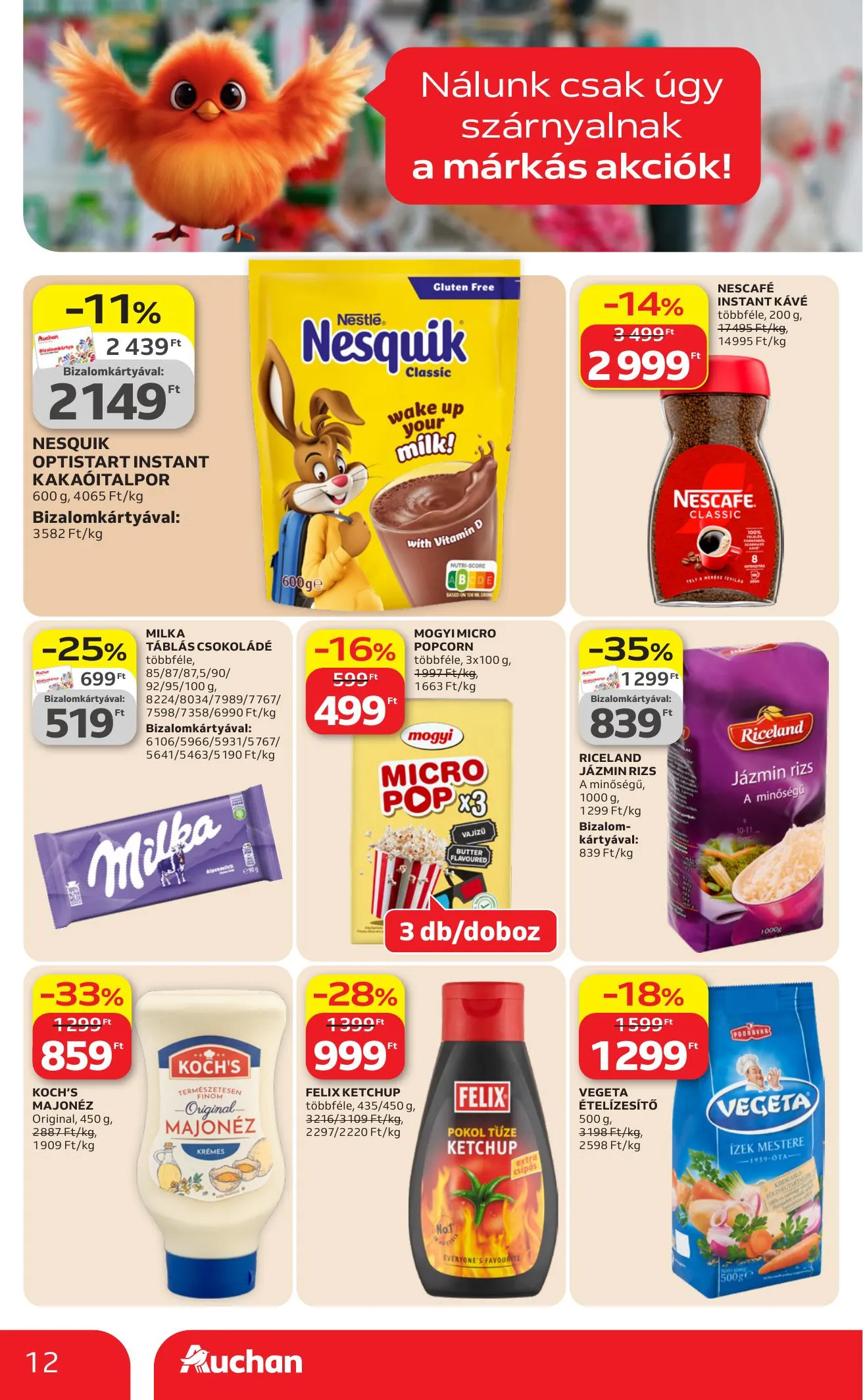 Auchan akciós újság Szupermarket 04.09–04.15 – 12. oldal