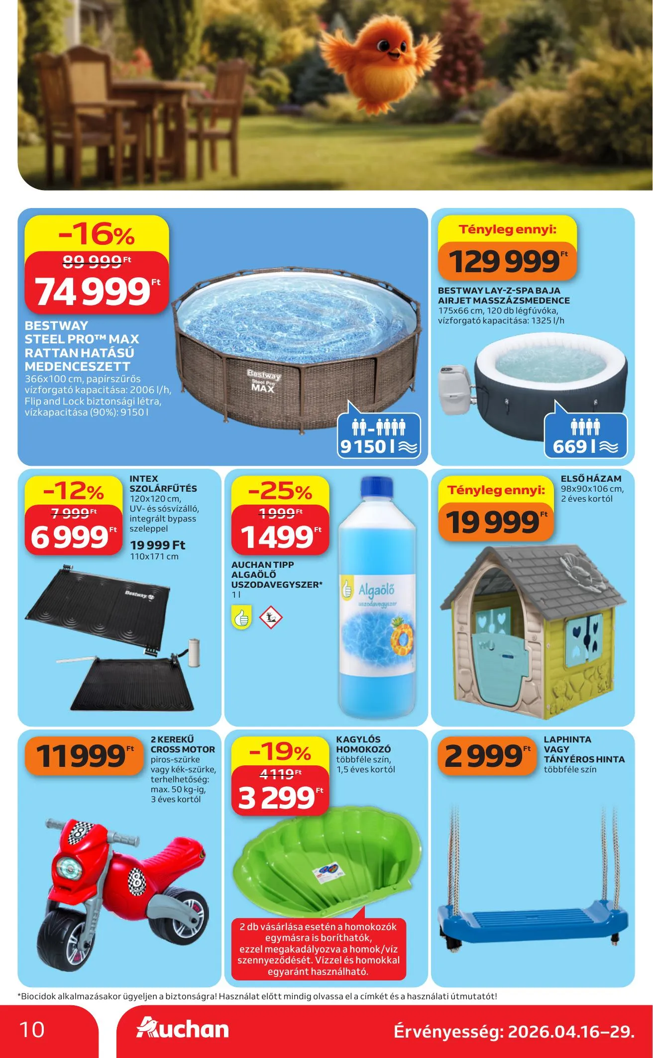 Auchan akciós újság Szupermarket 04.16–04.22 – 10. oldal