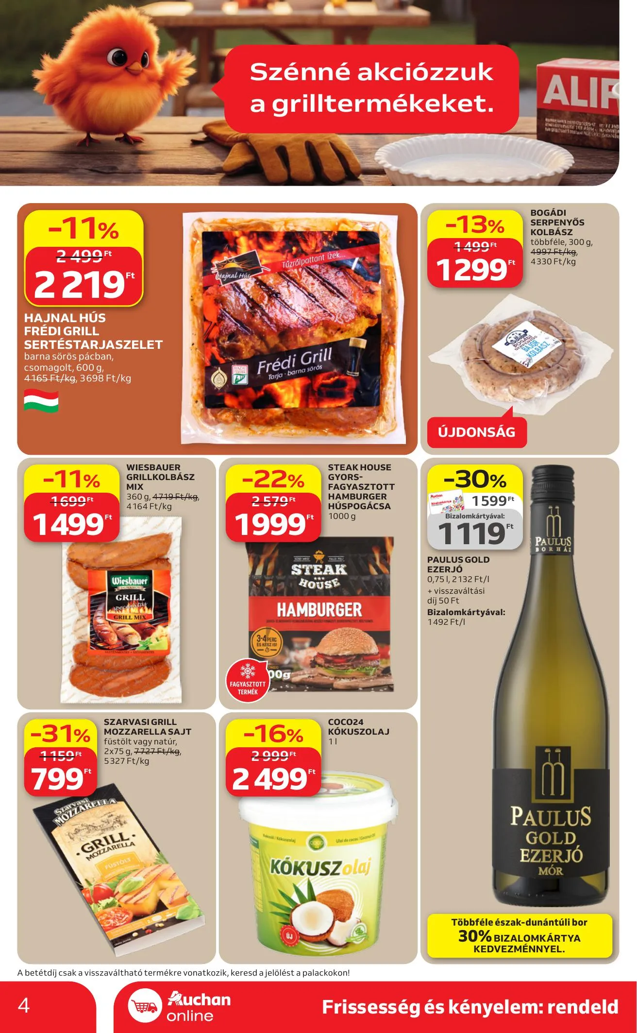 Auchan akciós újság Szupermarket 04.16–04.22 – 4. oldal