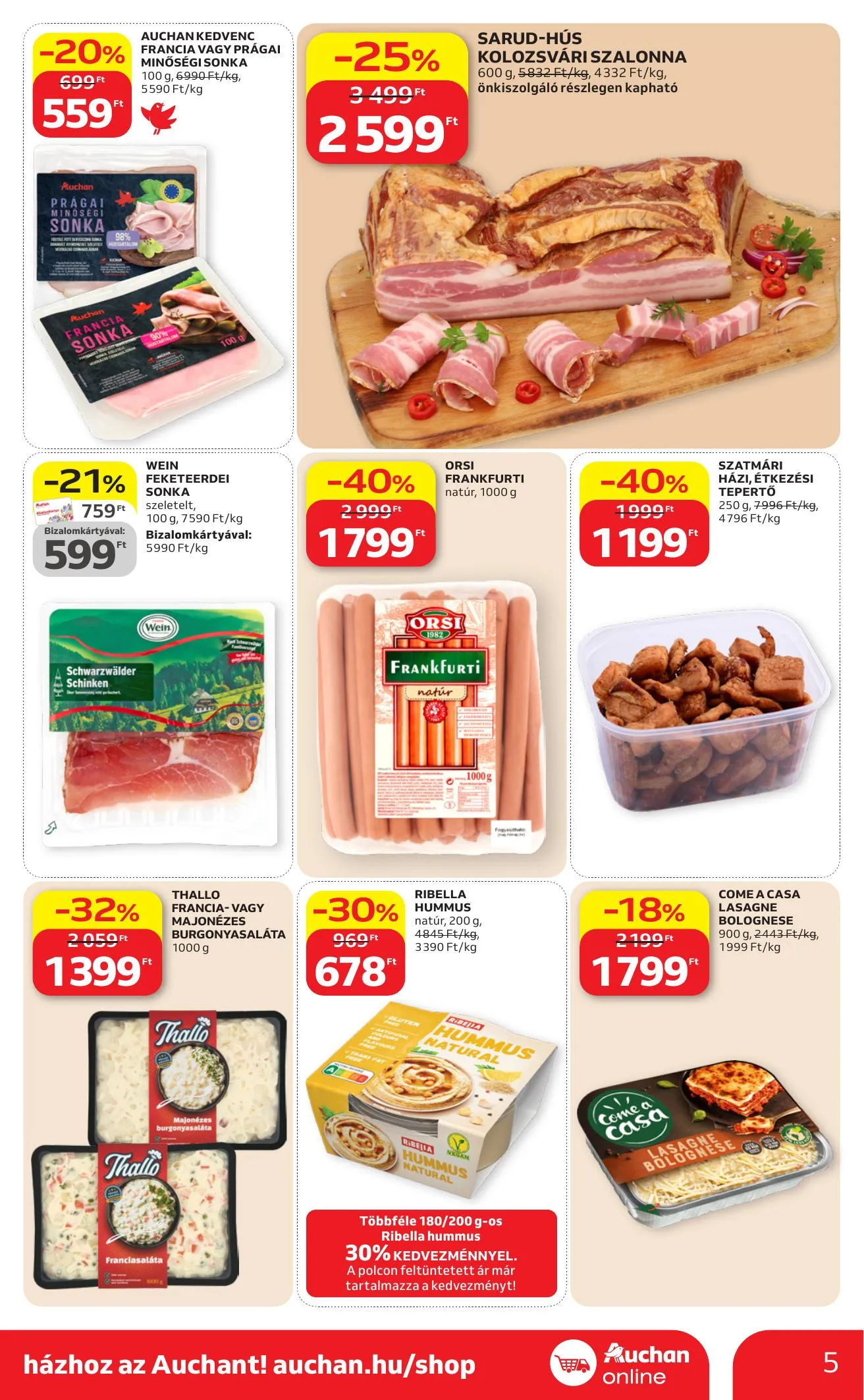 Auchan akciós újság Szupermarket 04.16–04.22 – 5. oldal