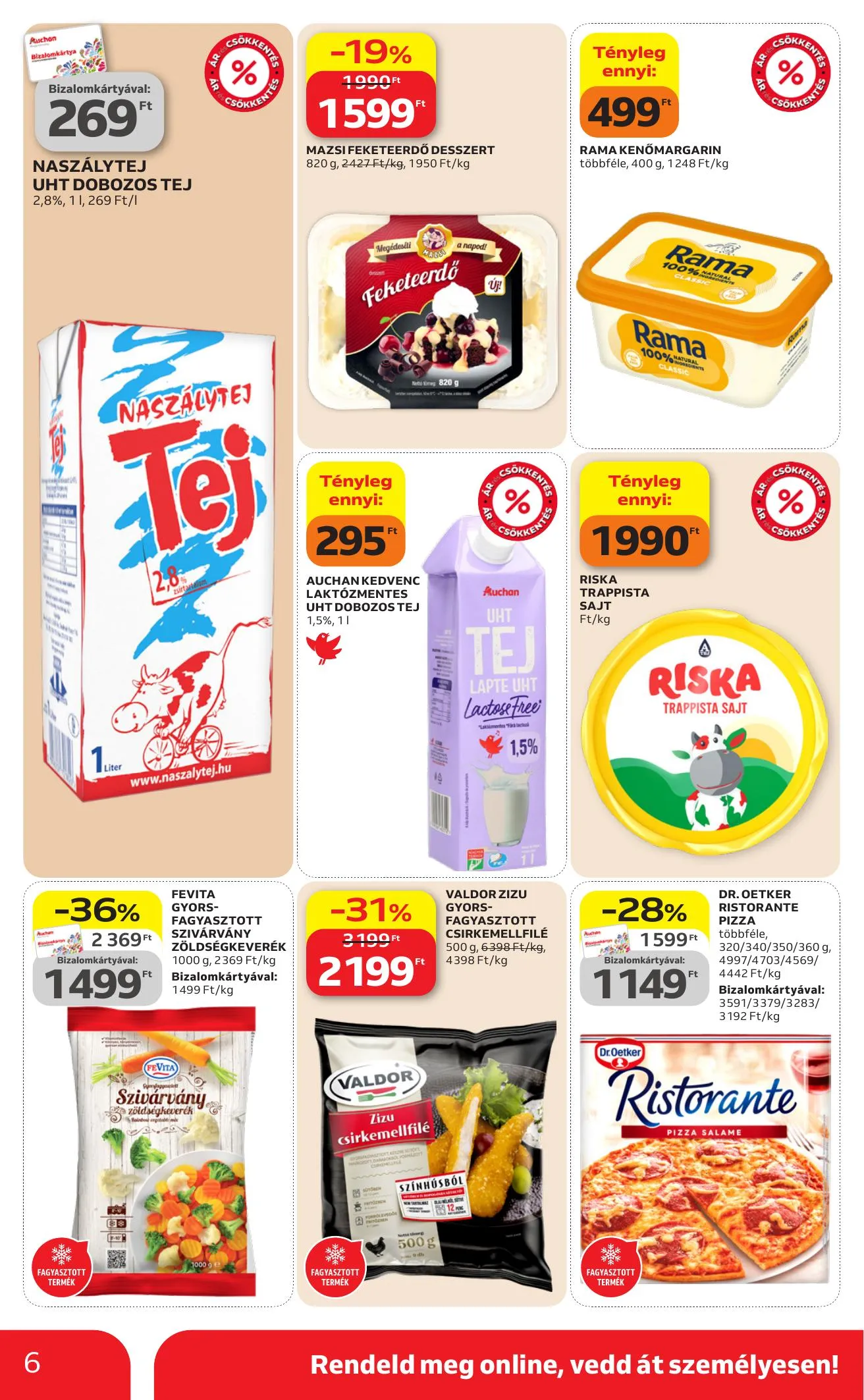 Auchan akciós újság Szupermarket 04.16–04.22 – 6. oldal