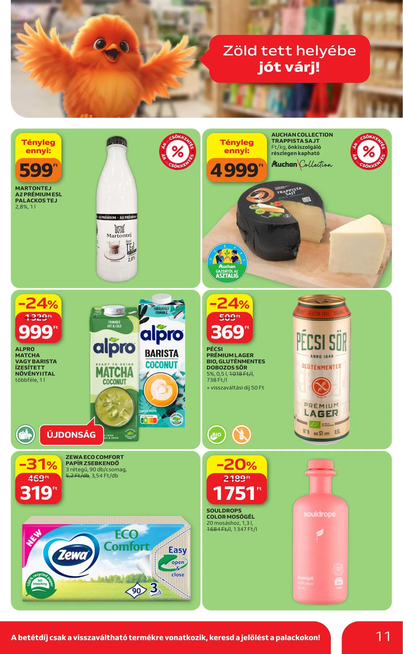 Auchan akciós újság Szupermarket 04.23–04.29 – 11. oldal