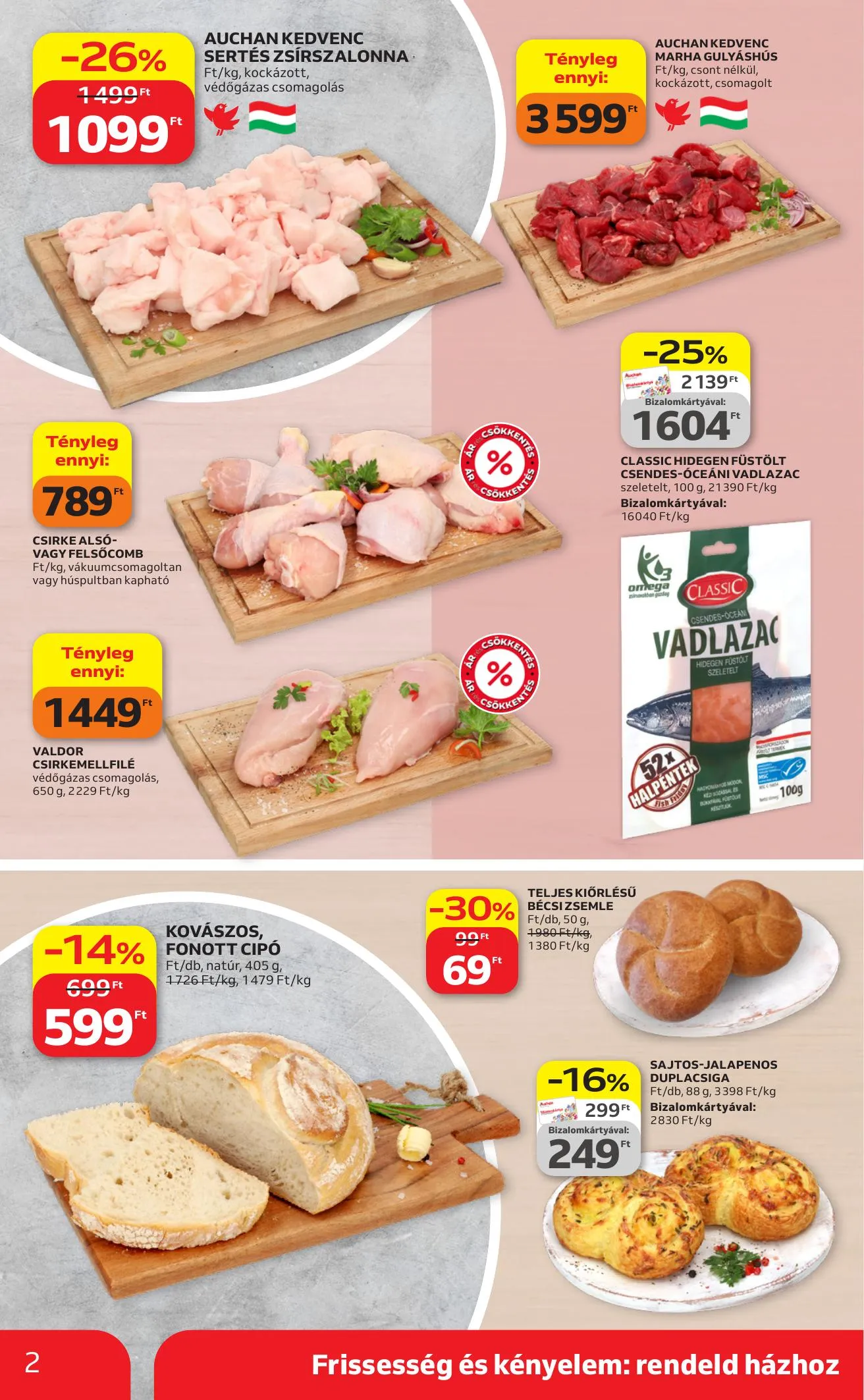 Auchan akciós újság Szupermarket 04.23–04.29 – 2. oldal