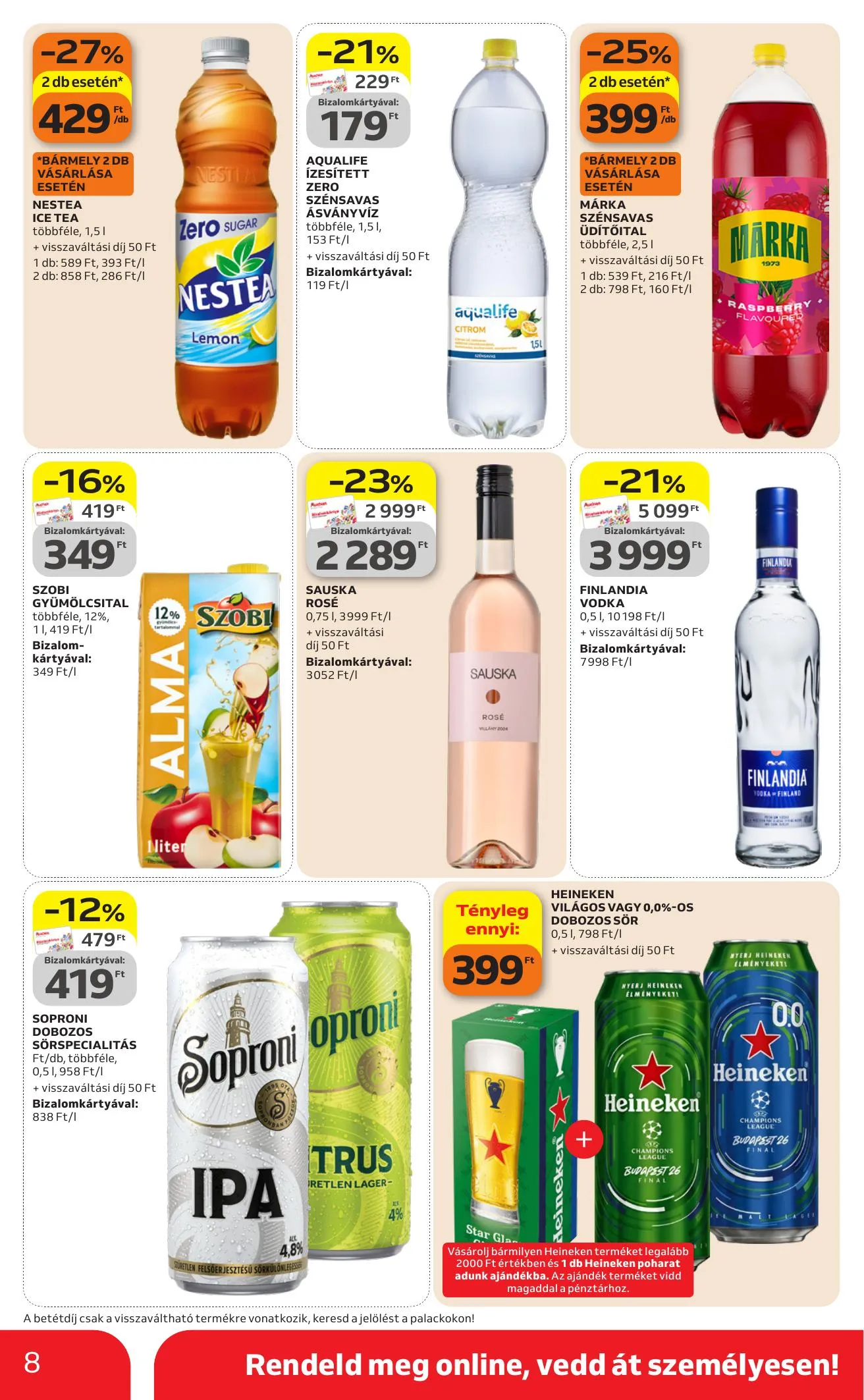 Auchan akciós újság Szupermarket 04.23–04.29 – 8. oldal