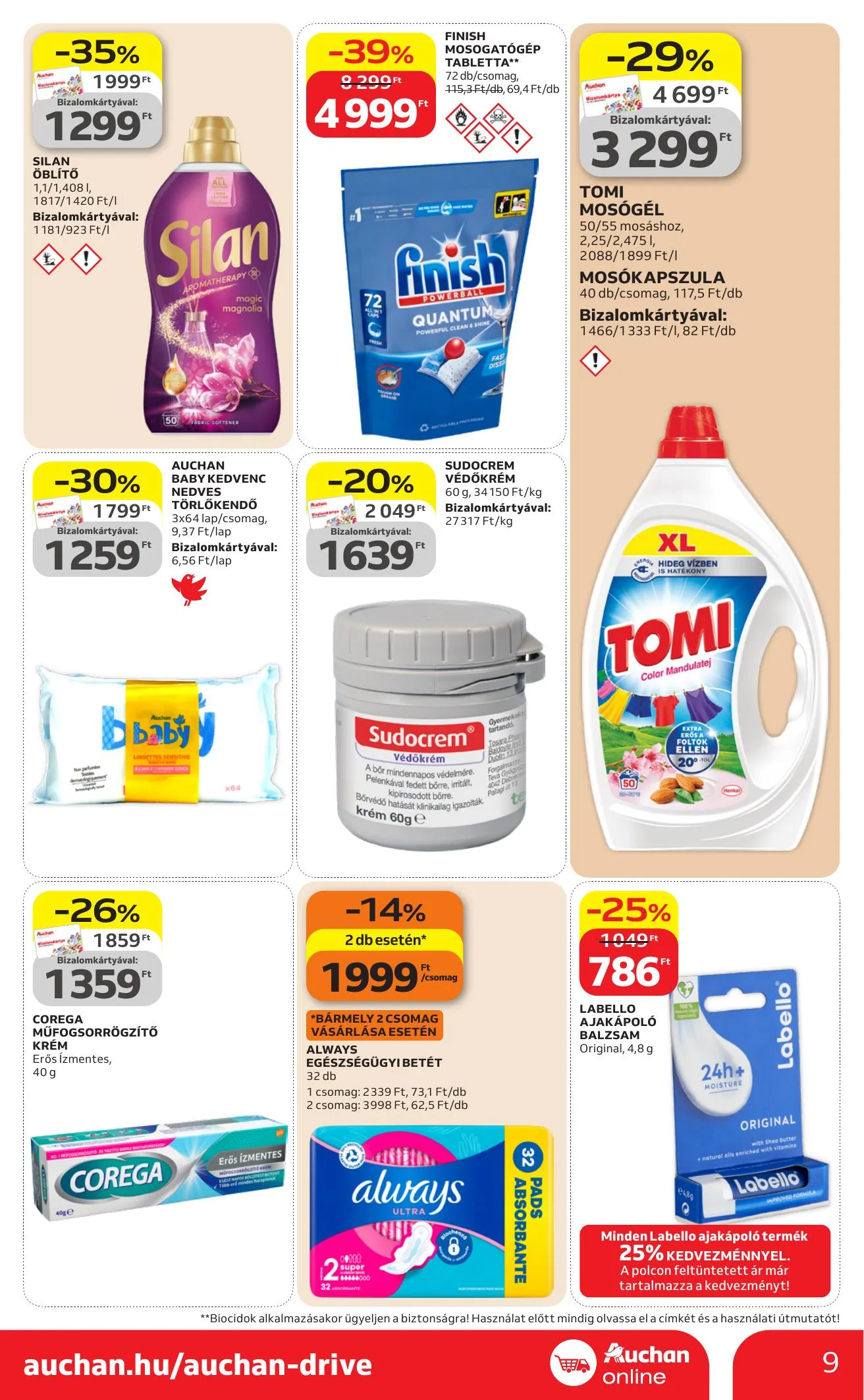 Auchan akciós újság Szupermarket 04.23–04.29 – 9. oldal