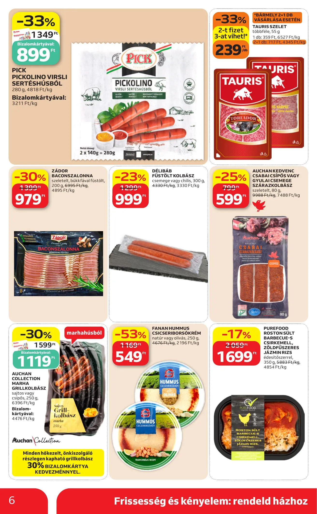 Auchan akciós újság Szupermarket 04.30–05.06 – 6. oldal