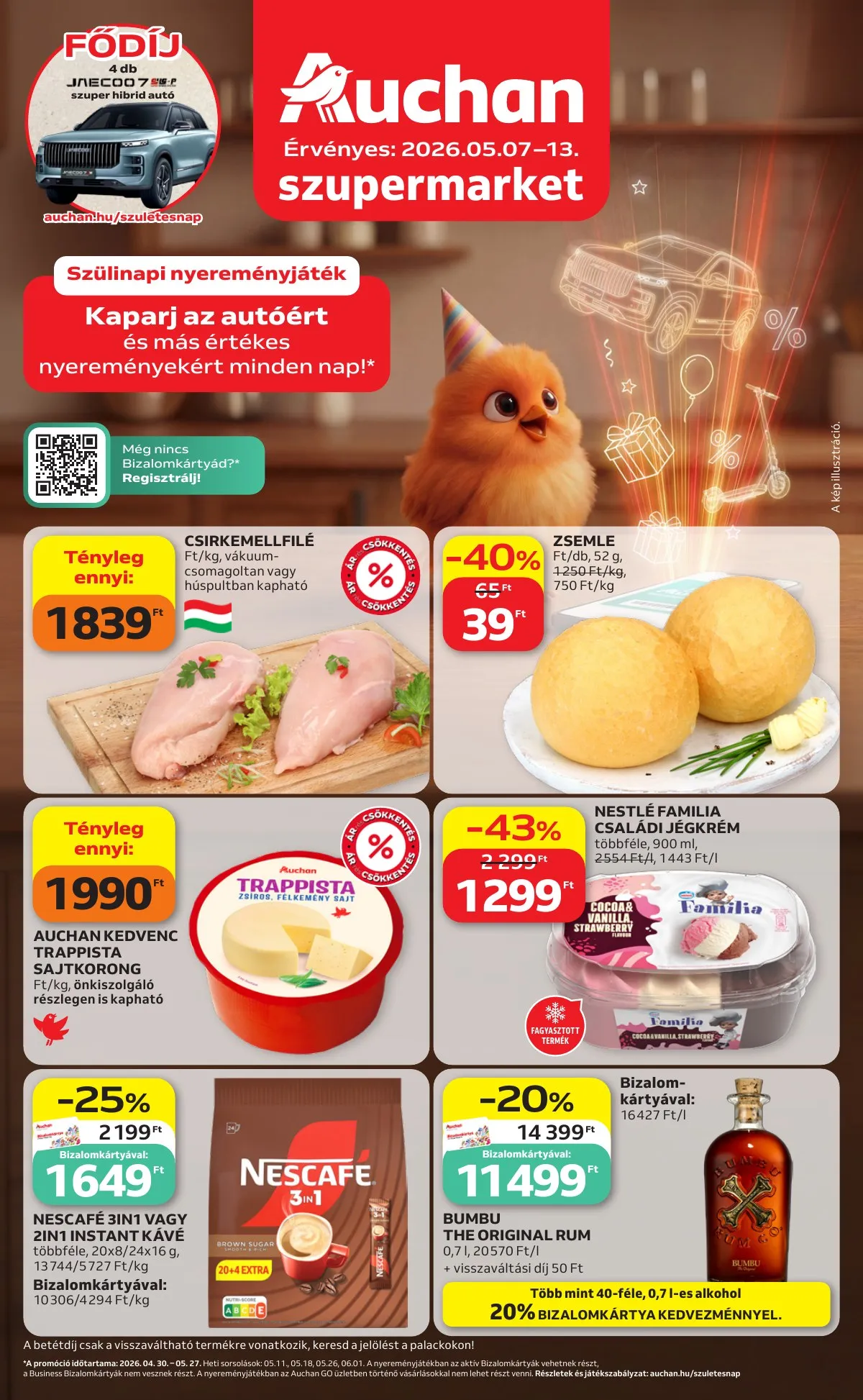 Auchan akciós újság Szupermarket 05.07–05.13