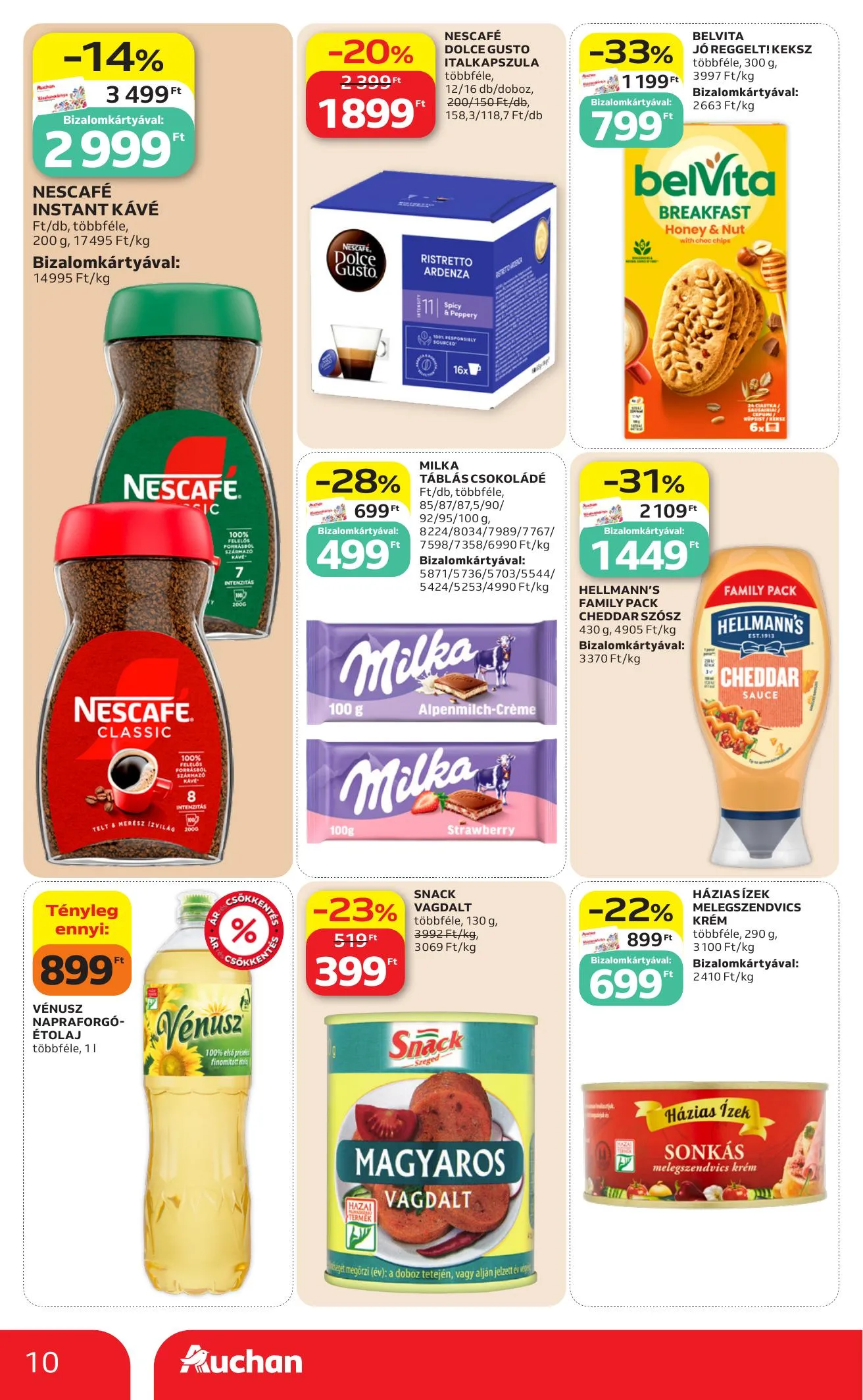 Auchan akciós újság Szupermarket 05.07–05.13 – 10. oldal