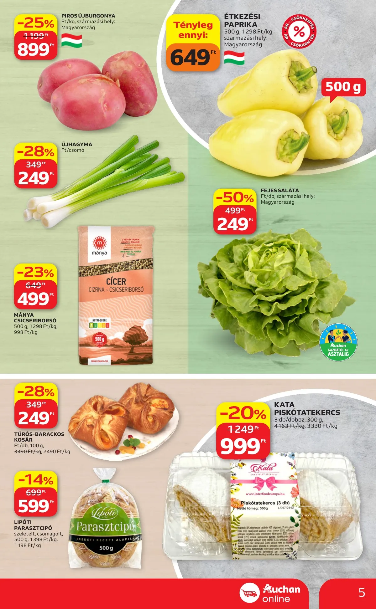Auchan akciós újság Szupermarket 05.07–05.13 – 5. oldal