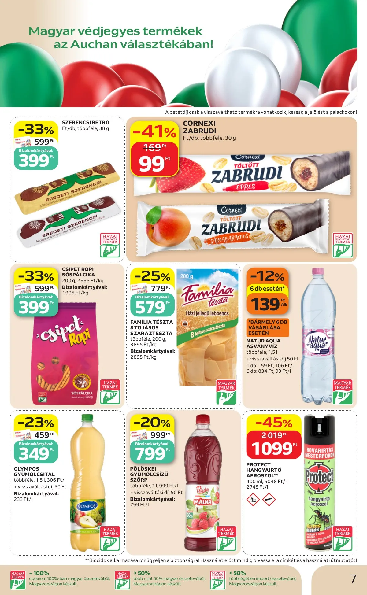 Auchan akciós újság Szupermarket 05.07–05.13 – 7. oldal