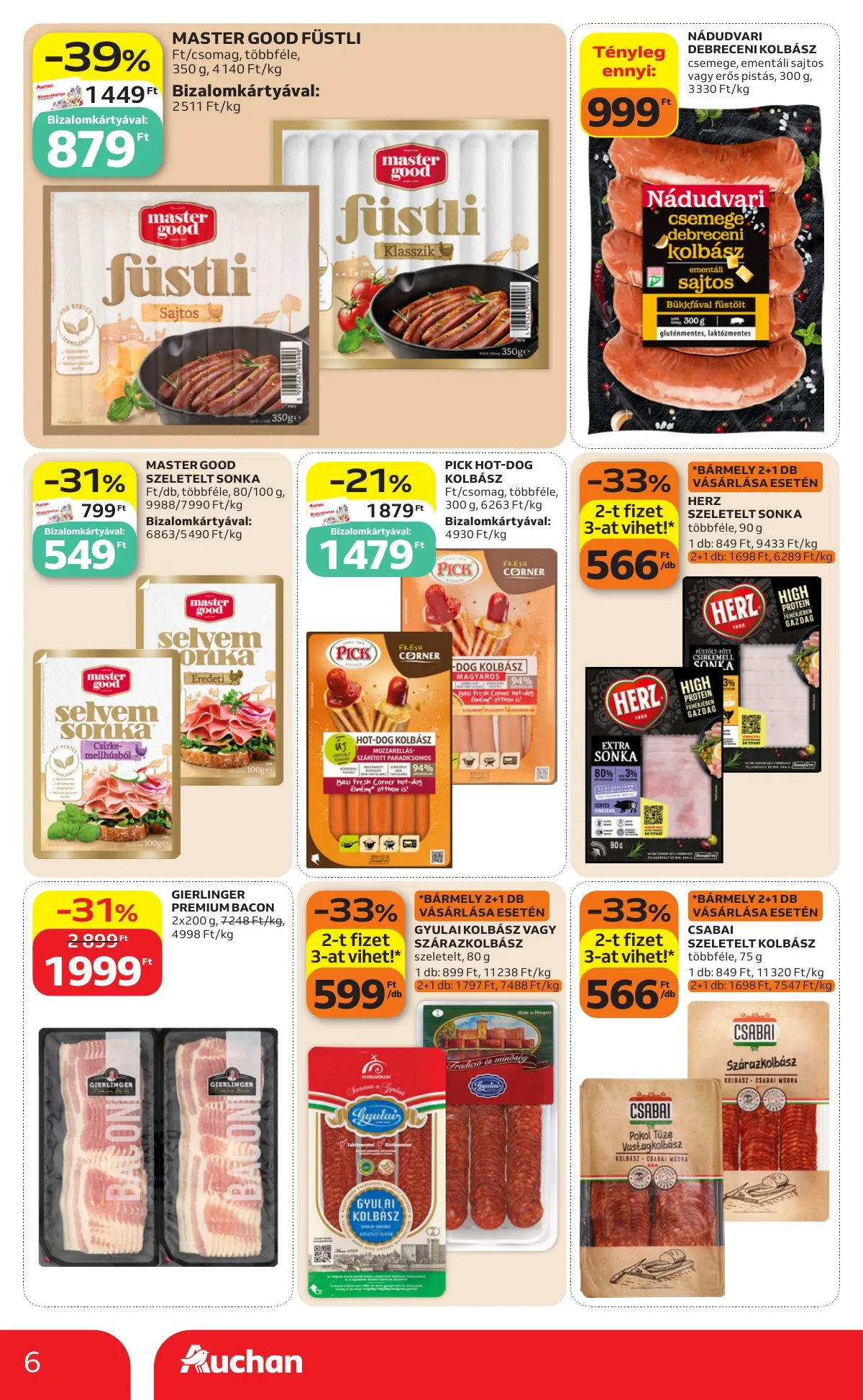 Auchan akciós újság Szupermarket 05.14–05.20 – 6. oldal