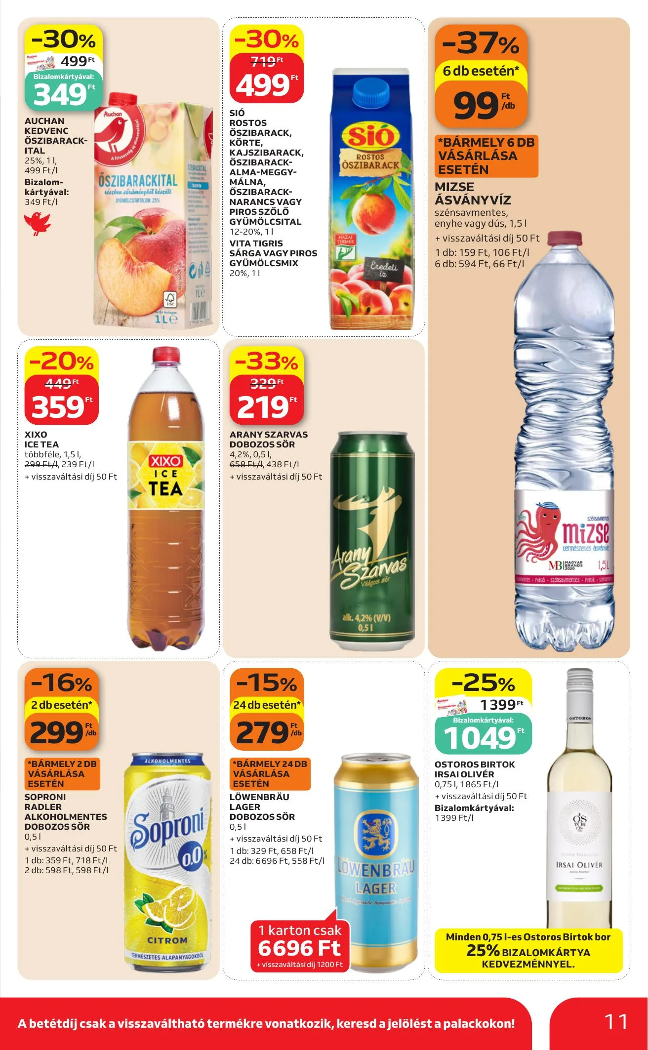 Auchan akciós újság Szupermarket 05.21–05.27 – 11. oldal