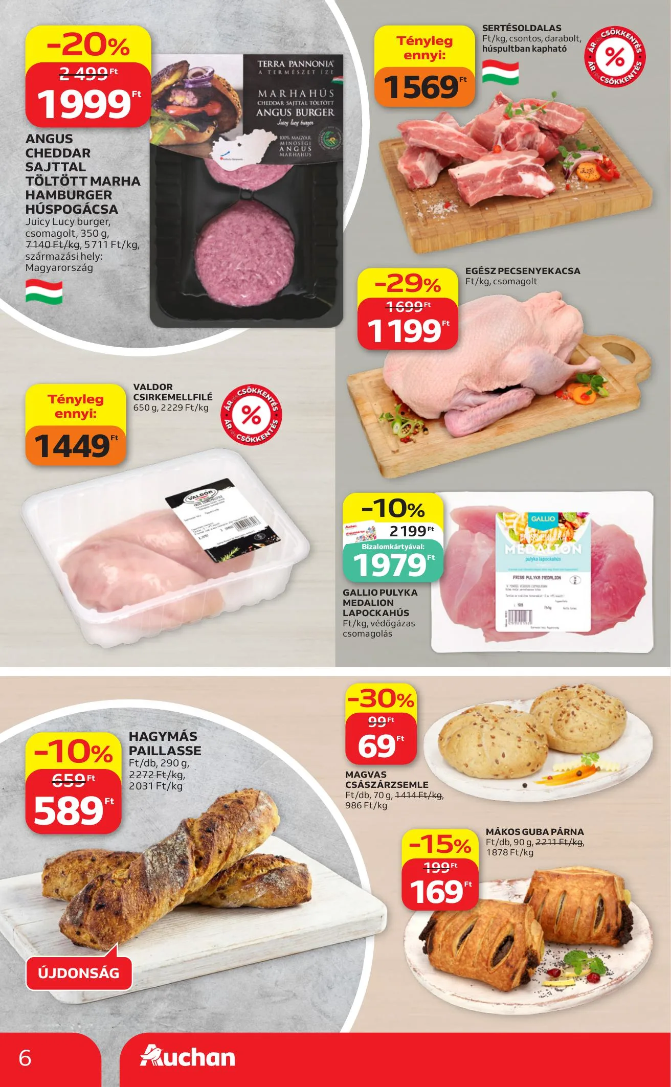 Auchan akciós újság Szupermarket 05.21–05.27 – 6. oldal