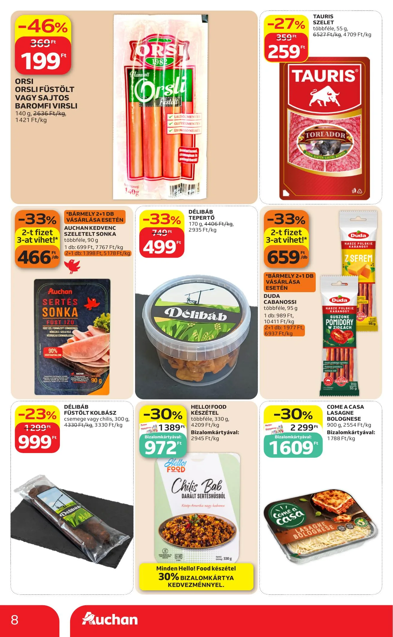 Auchan akciós újság Szupermarket 05.21–05.27 – 8. oldal